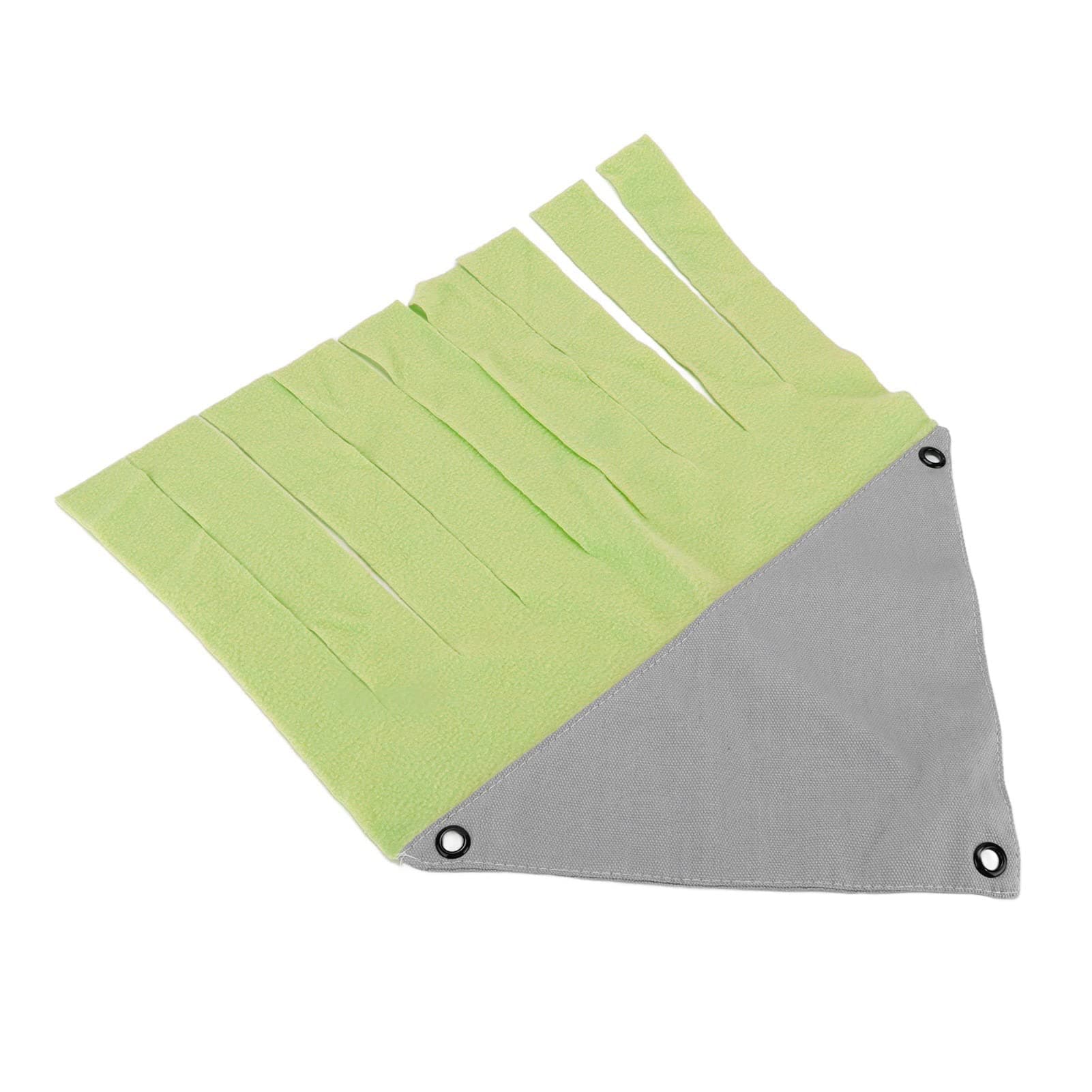 Zerodis Pet Cage Decor Hammock, Pet Hideout Corner animal Corner Hideout Small Animal Sand-Bath Box for PetToy(Gray+green)