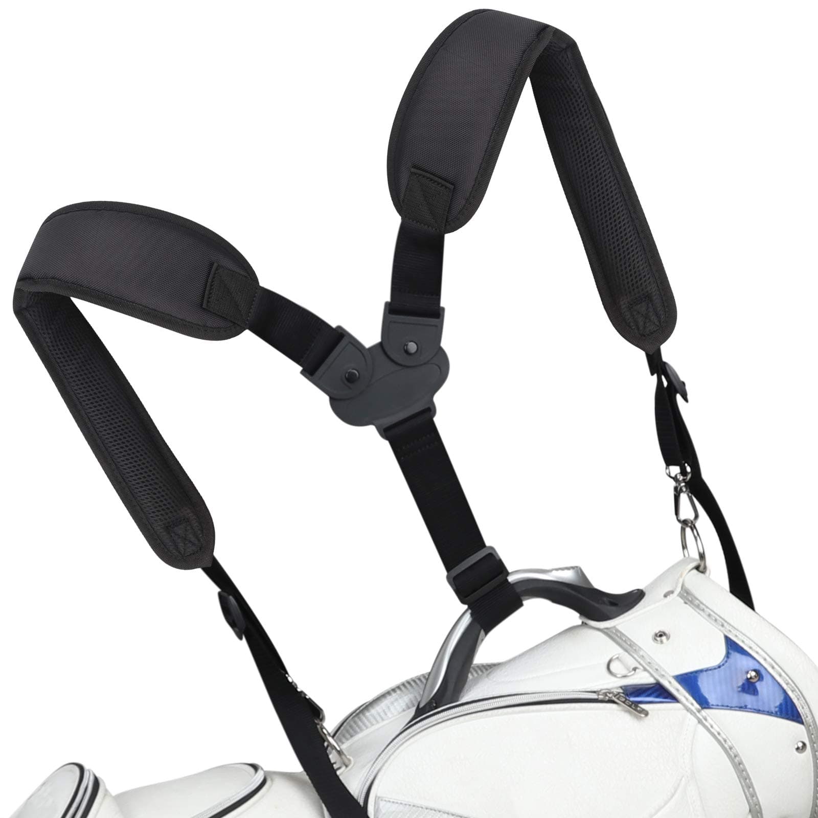 BIG TEETH Golf Bag Straps Swivel Backpack Straps Golf Bag Double Strap, Backpack Straps Replacement Adjustable Bag Strap