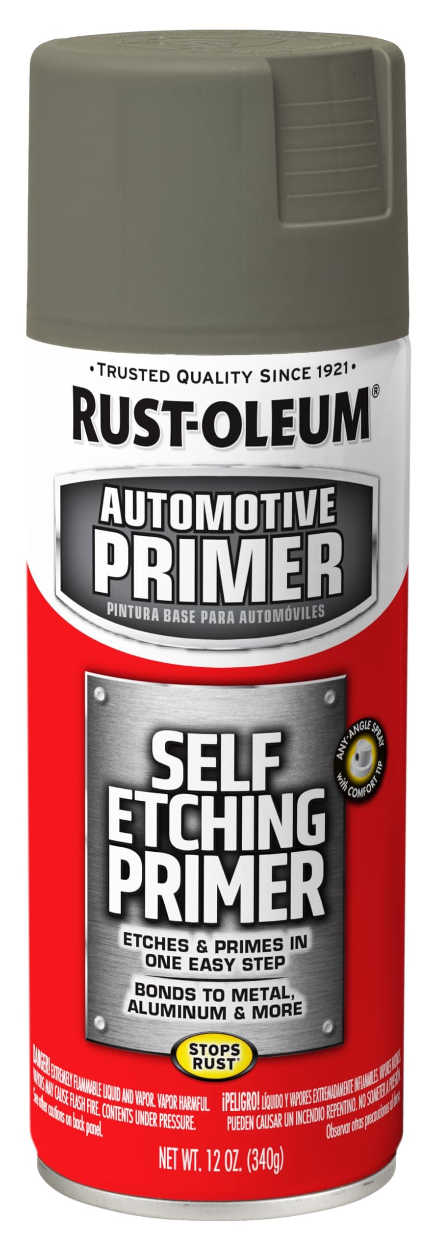 Automotive Self-Etching Primer Spray Paint (Dark Green)