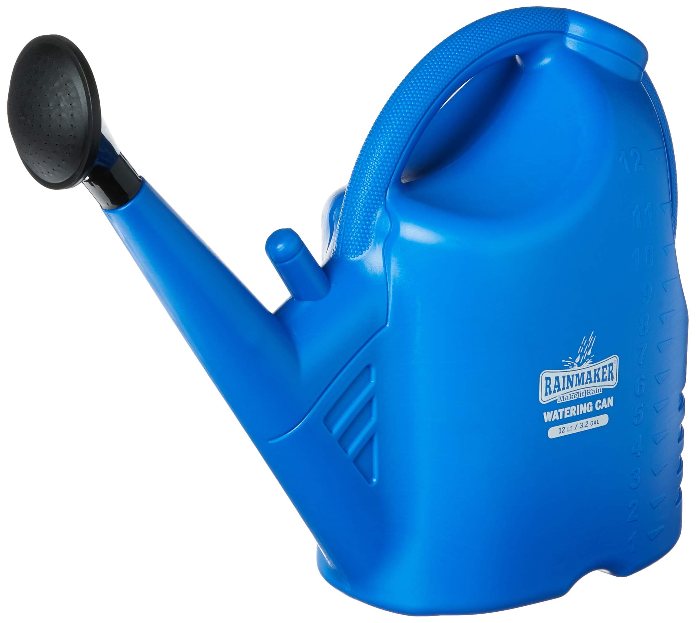 Rainmaker Watering Can - Heavy-Duty, Use Throughout Multiple Growing Seasons, Customizable Water Flow, 3.2 gal. (12L), Blue