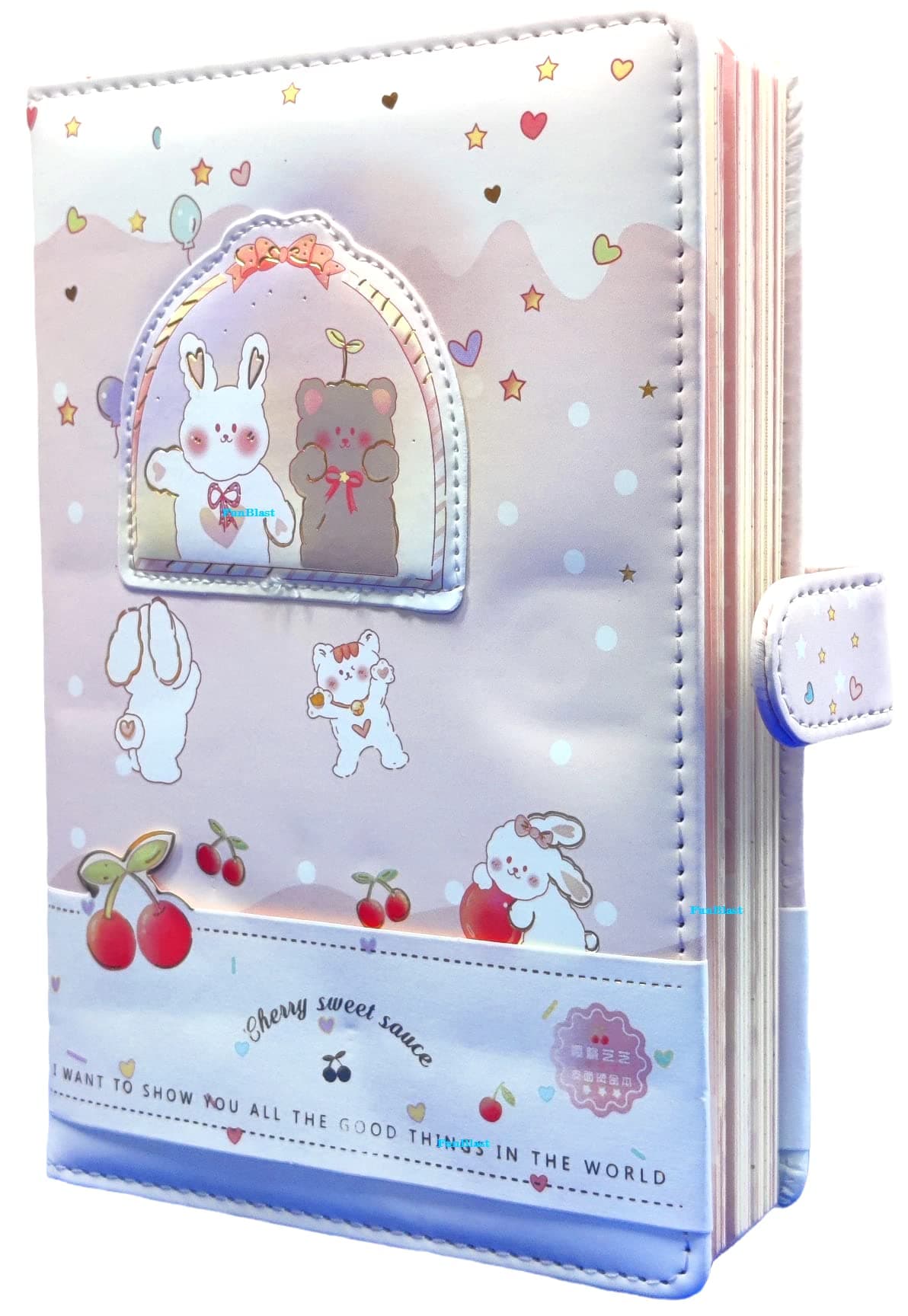 FunBlast Diary for Girls Notebook Kids, Journal Set Notebooks Teddy Notepad Students Stationary Items - Best Birthday Return Gifts – Assorted Color, Medium