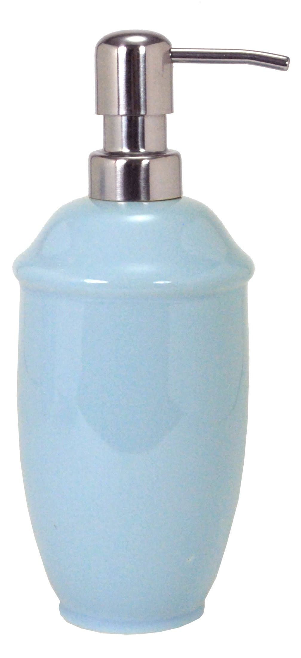 nuvo design Ceramic Lotion Dispenser, Seamist Blue