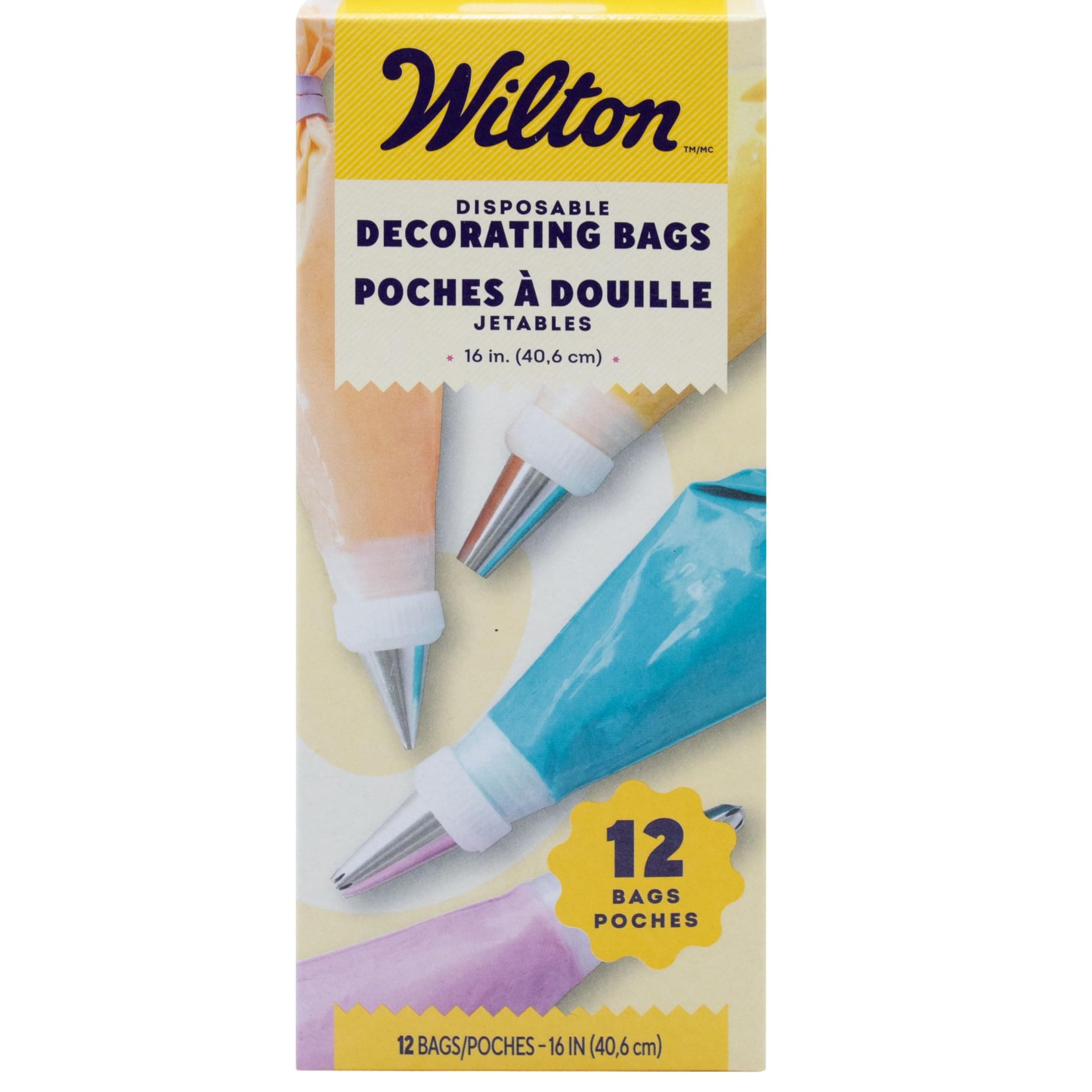 Wilton Disposable 16-Inch Decorating Bags, 12 Pack