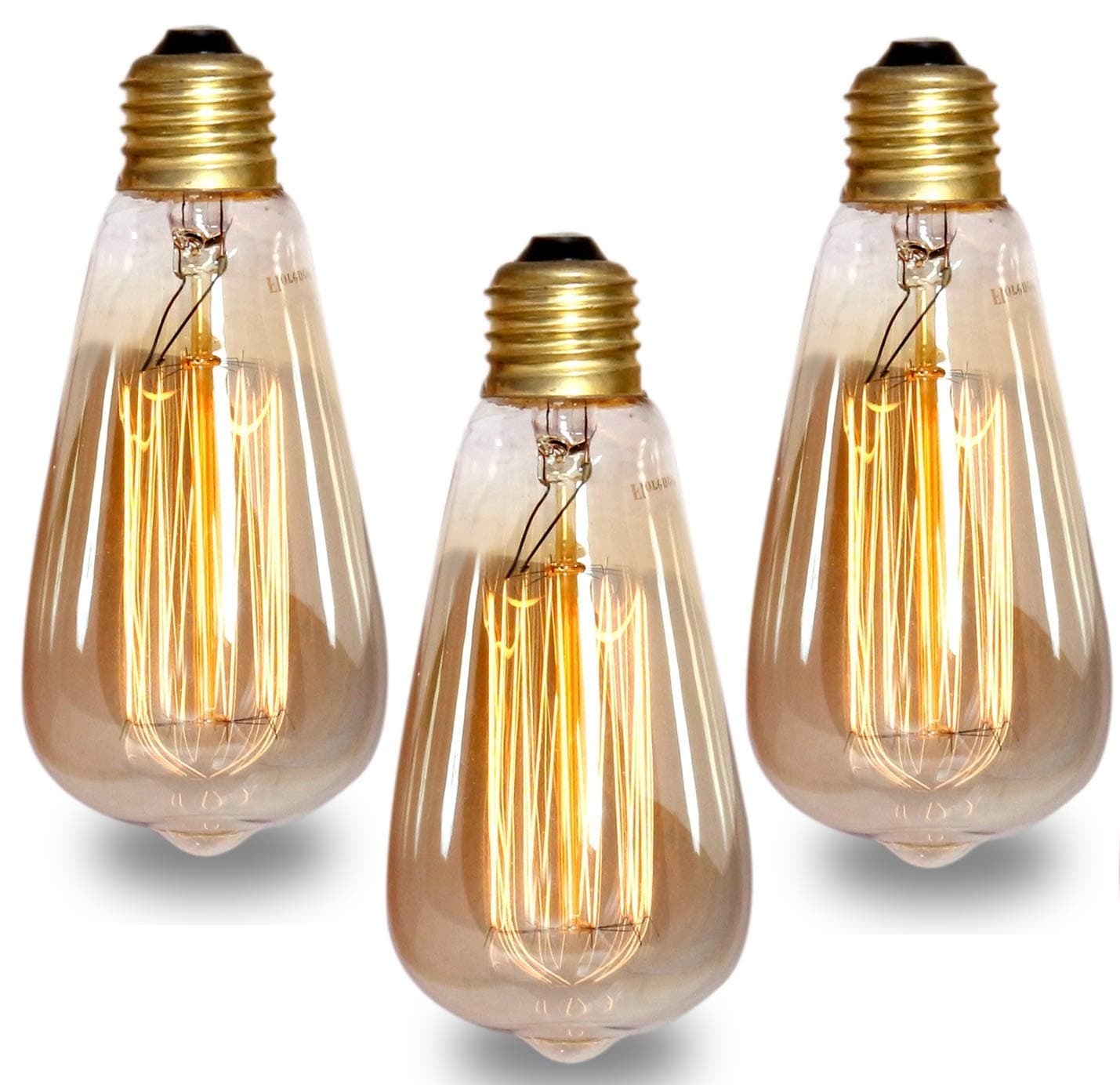 - Groeien 40W e26, e27 Incandescent Bulb (newflex_169, Warm White Yellowish) - Pack of 3