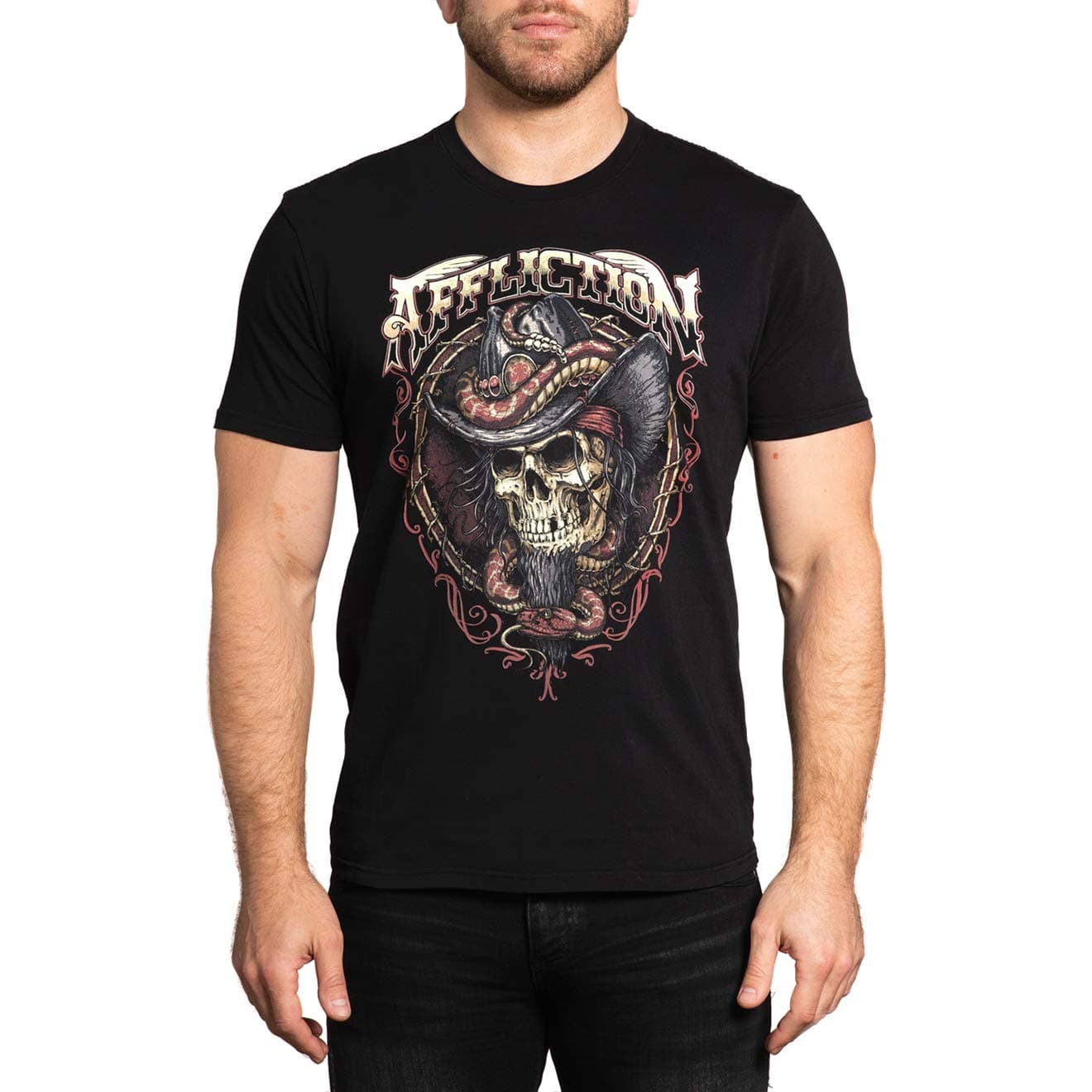 Afflictionmens Black Tooth T-shirt
