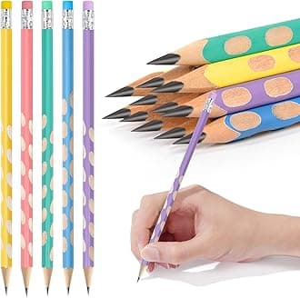 AUAUY #2 HB Pencils With Eraser, 12PCS Wood-Cased Cute Graphite Sketch Gift for Kids, Adults, School, Office, Wedding Party Favors