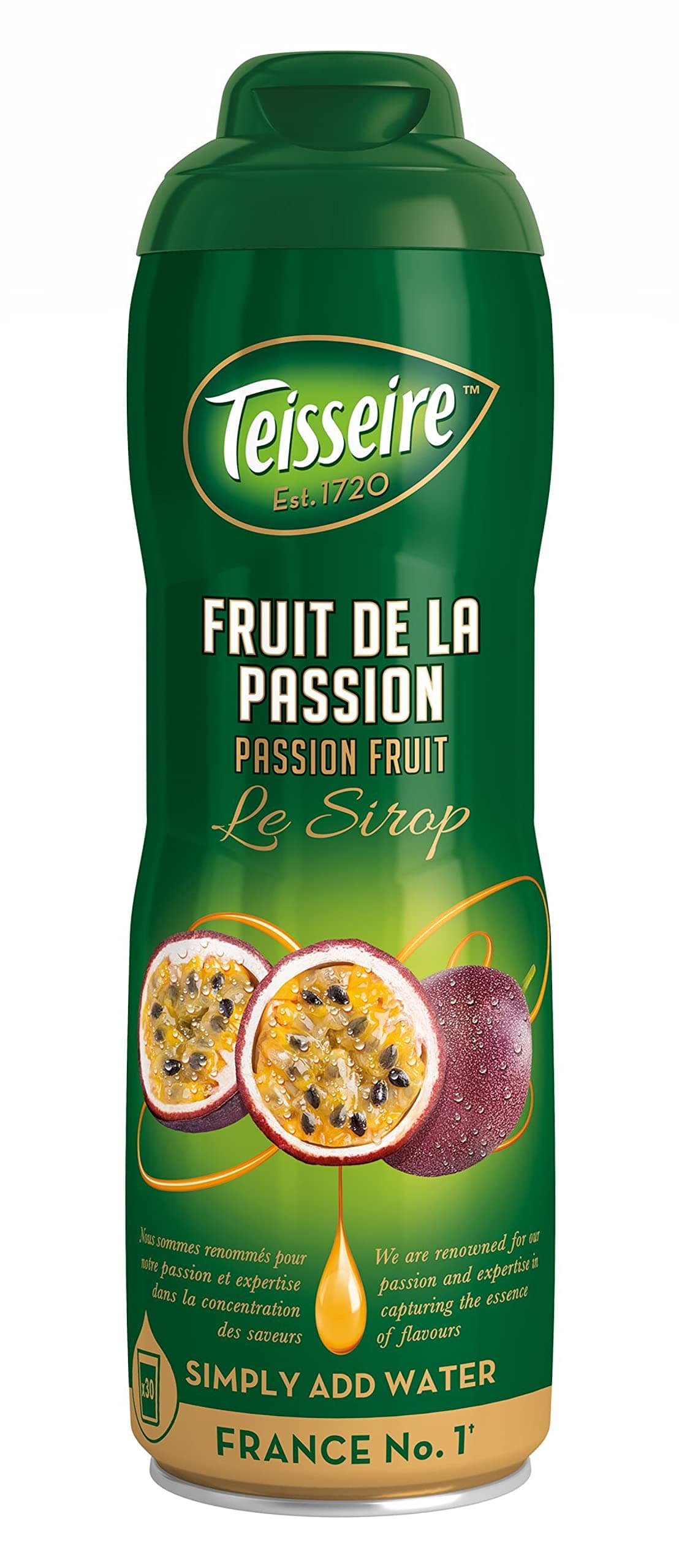 Teisseire Le Syrop Cordial, Passion Fruit, 600ml