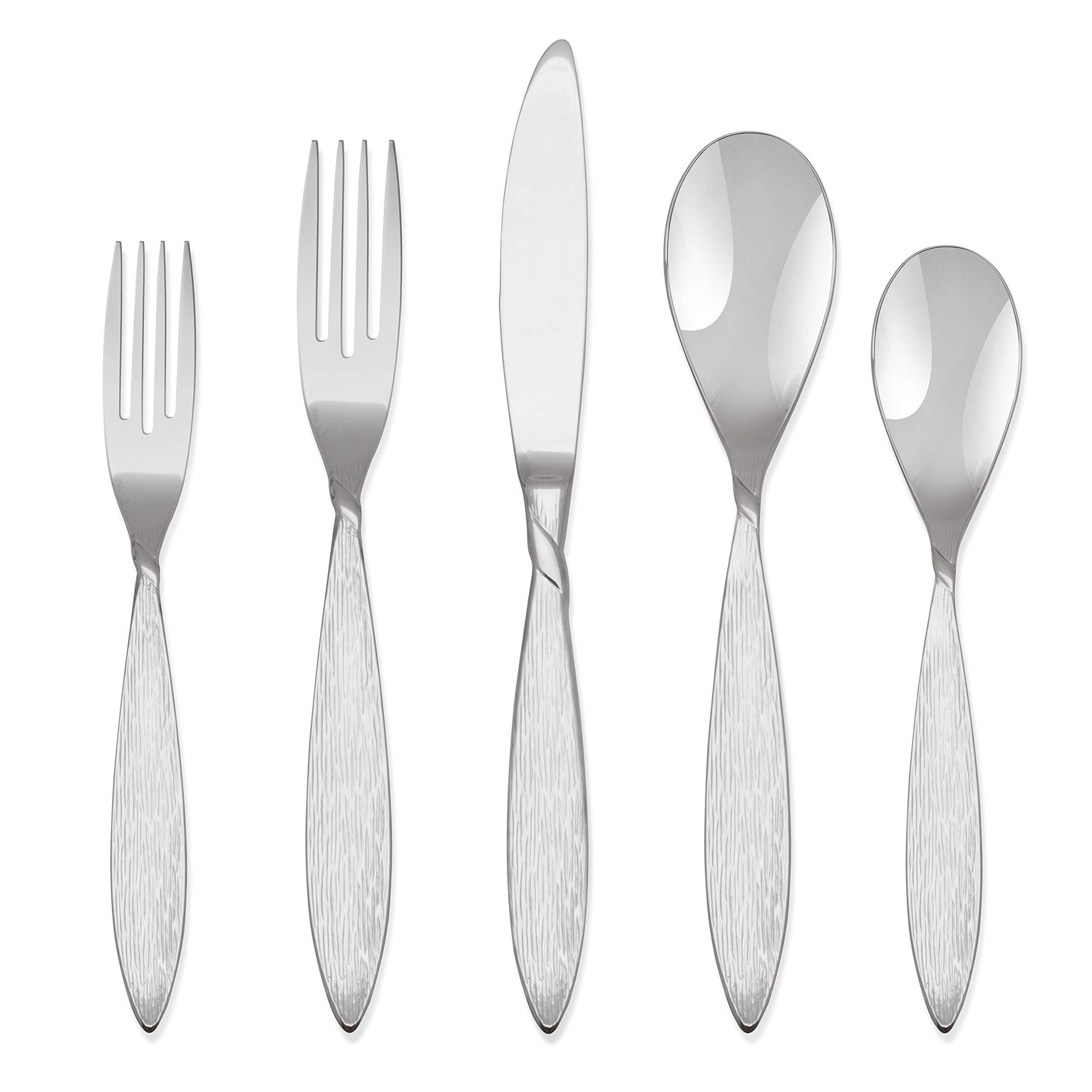 Hampton ForgeWavendon-20 Flatware Set, Service for 4, 18/10, 20-Piece, Silver