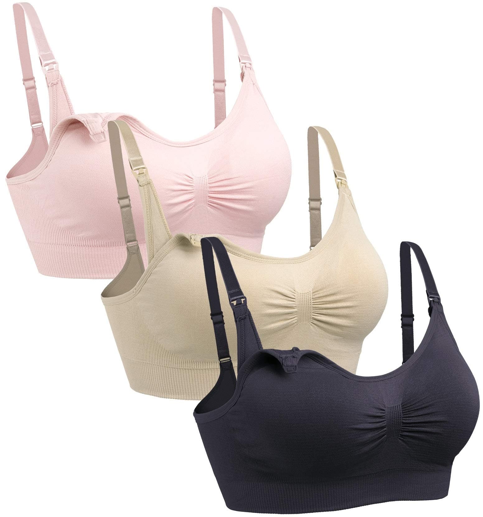 CosCool 2-5PACK Nursing Bra Wireless Bra Women's Sleeping Maternity Bra Breastfeeding Bras Bralette