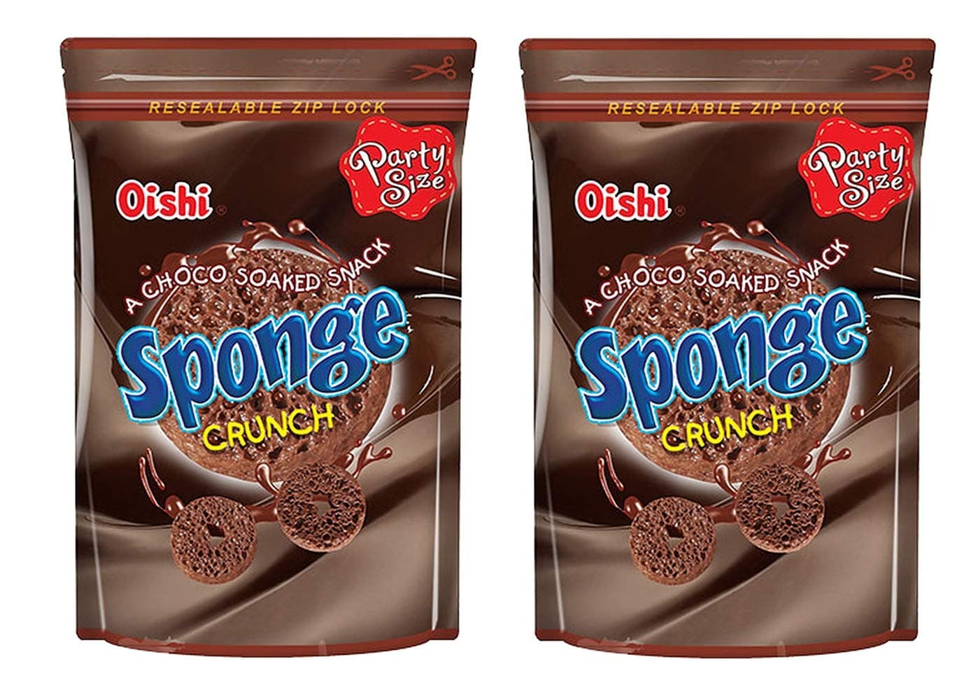 Sponge Crunch Chocolate Flavor 120g, 2 Pack