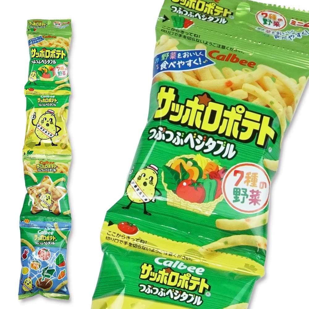 Calbee Sapporo potato vegetable mini 4 36g ~ 10 pieces