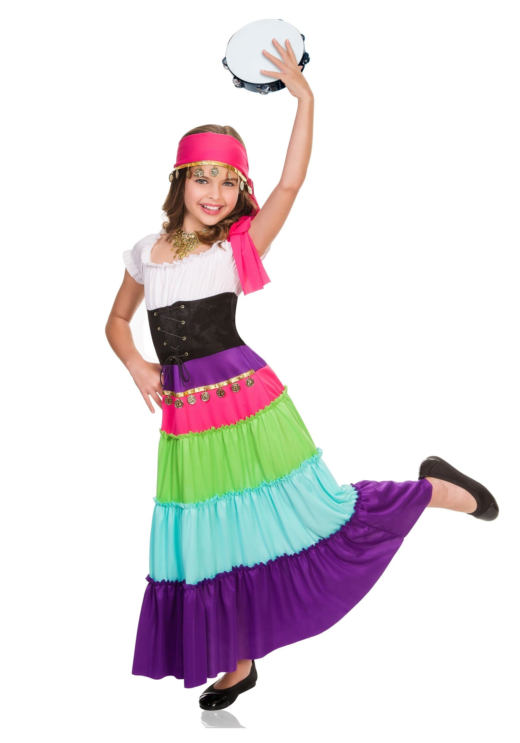 Child Renaissance Gypsy Costume - S