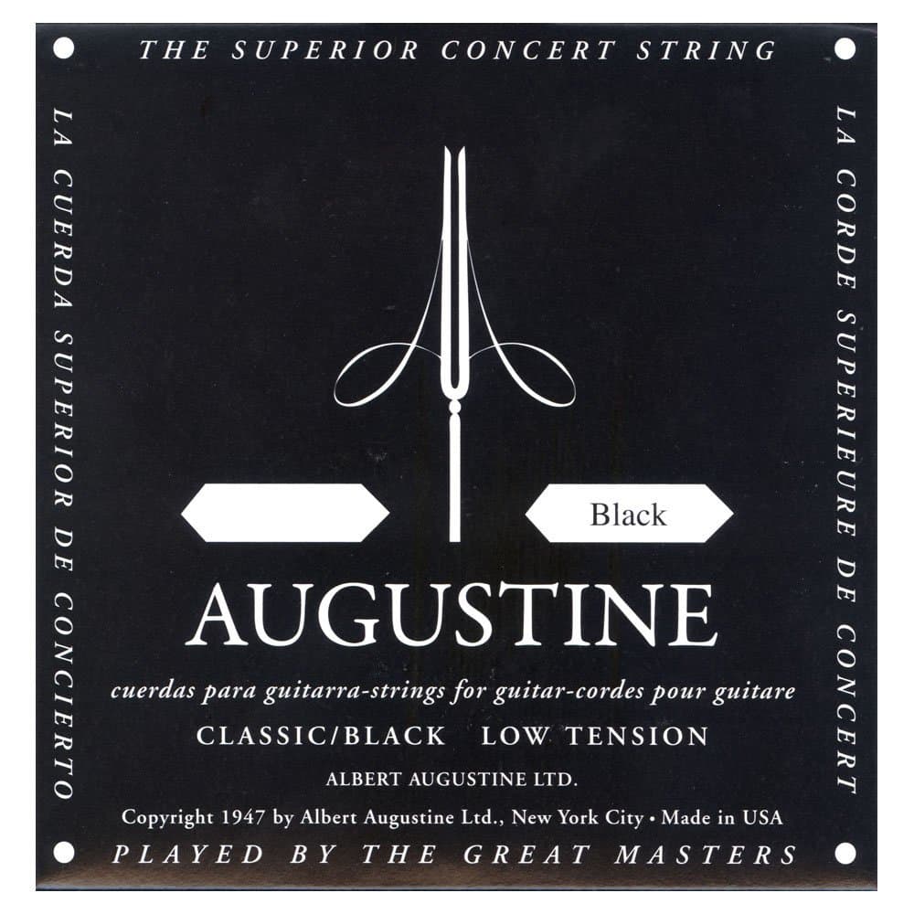 AUGUSTINE BLACK 4TH STRING