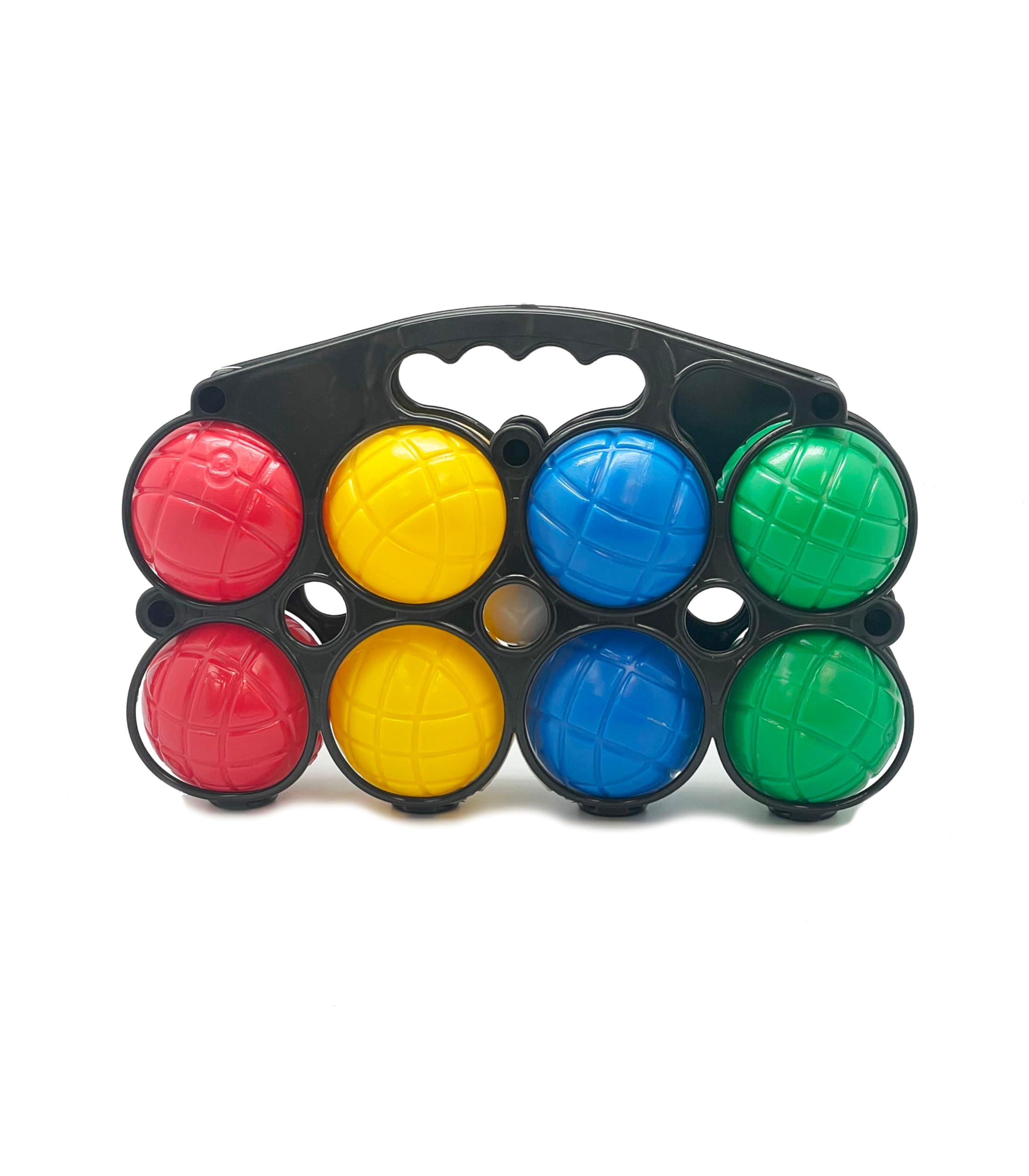 Funstuff 4 Player Bocce Ball Set with Carry Case - Outdoor Party Beach Game