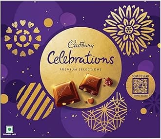 CadburyCelebrations Premium Assorted Chocolate Gift Pack, 286.3 g