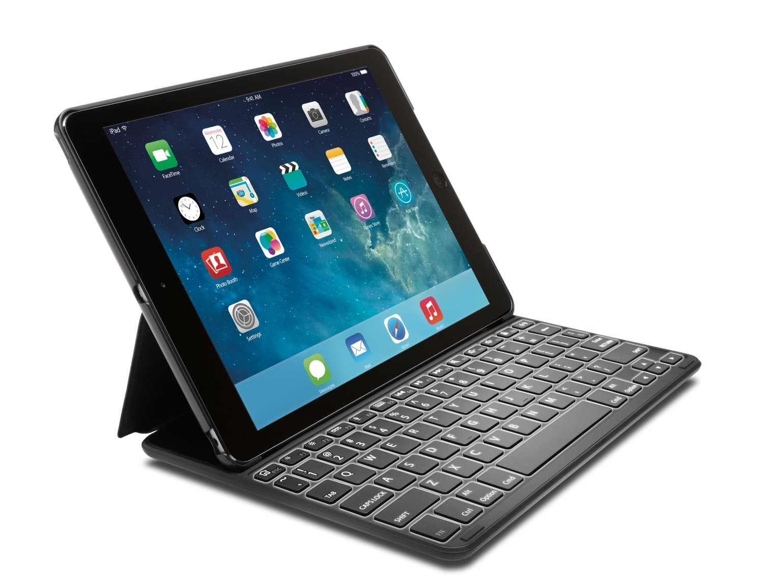 Kensington KeyFolio Thin X2 Plus Backlit iPad Air 2 Bluetooth Keyboard Case (K97391US)