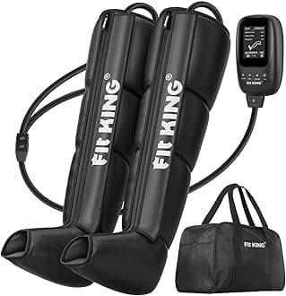 Leg Massager, Recovery System Compression Boots Leg Massagers for Pain and Circulation Relaxing Foot Calf & Thigh Pressure Massage Machine Enhance Sports Performance (Large)