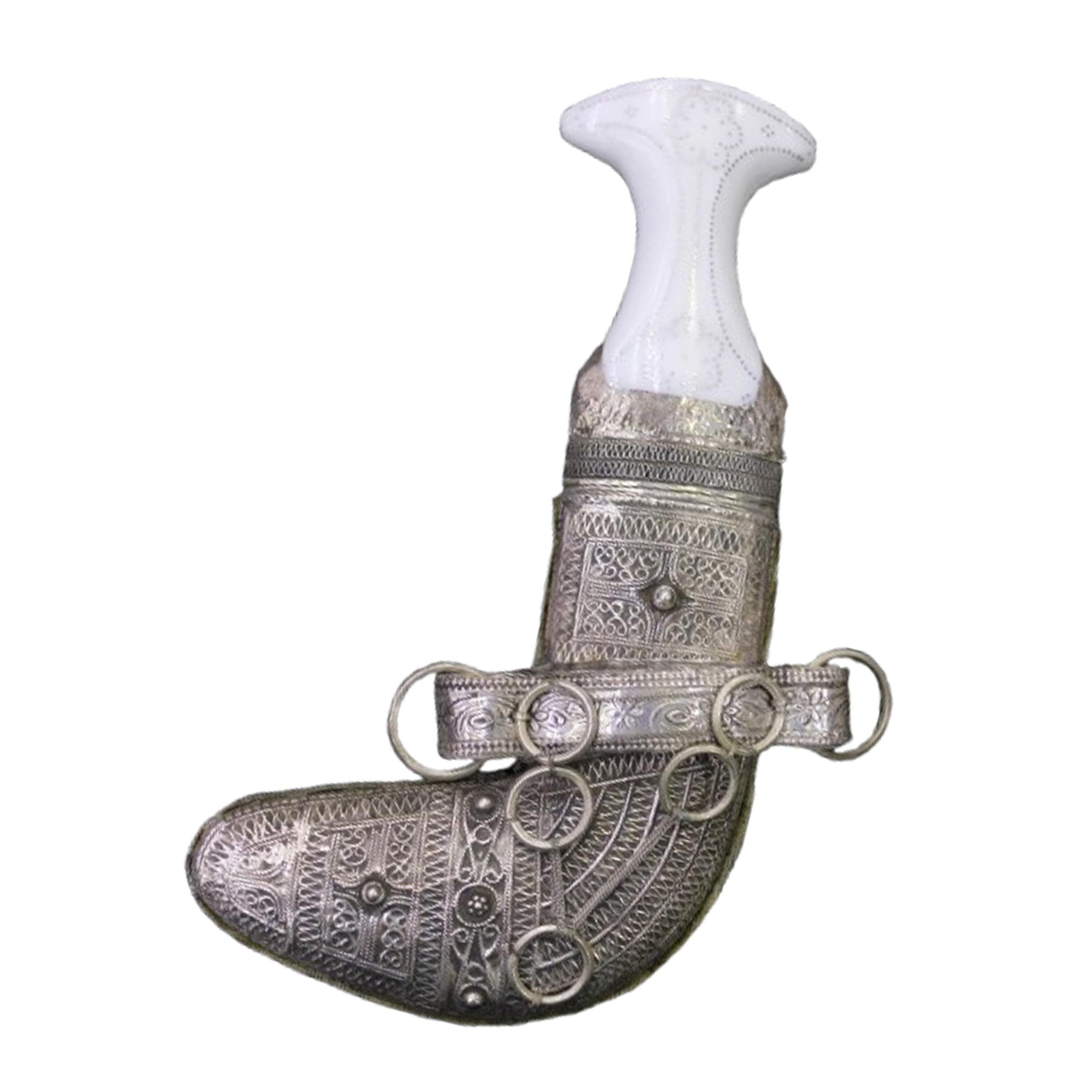 Lata's Handicrafts & Gifts LLC Silver Omani Khanger for Frame or Wall Decoration