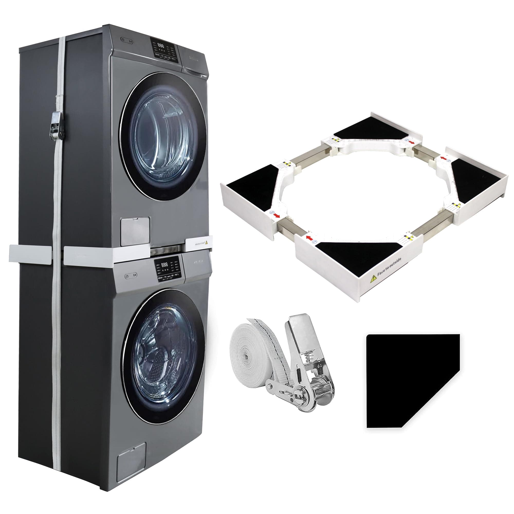 Stacking Kit for Washer and Dryer, Universal Stacking Kit for Washing Machine and Dryer