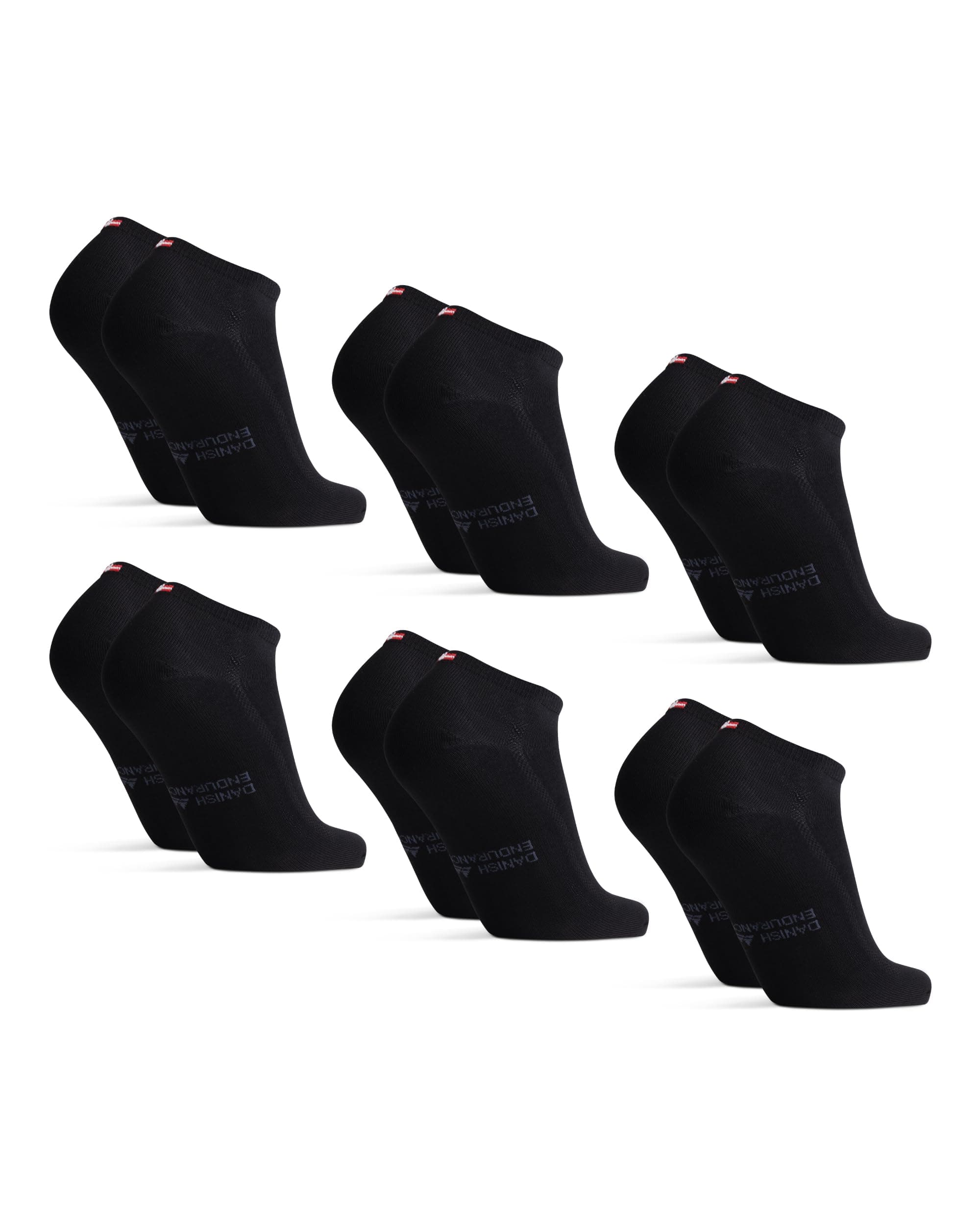 Low-Cut Bamboo Viscose Ankle Socks for Men & Women, 6-Pack