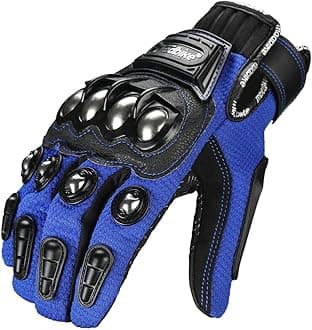 Alloy Steel Touchscreen Bicycle Motorcycle Motorbike Powersports Racing Glove