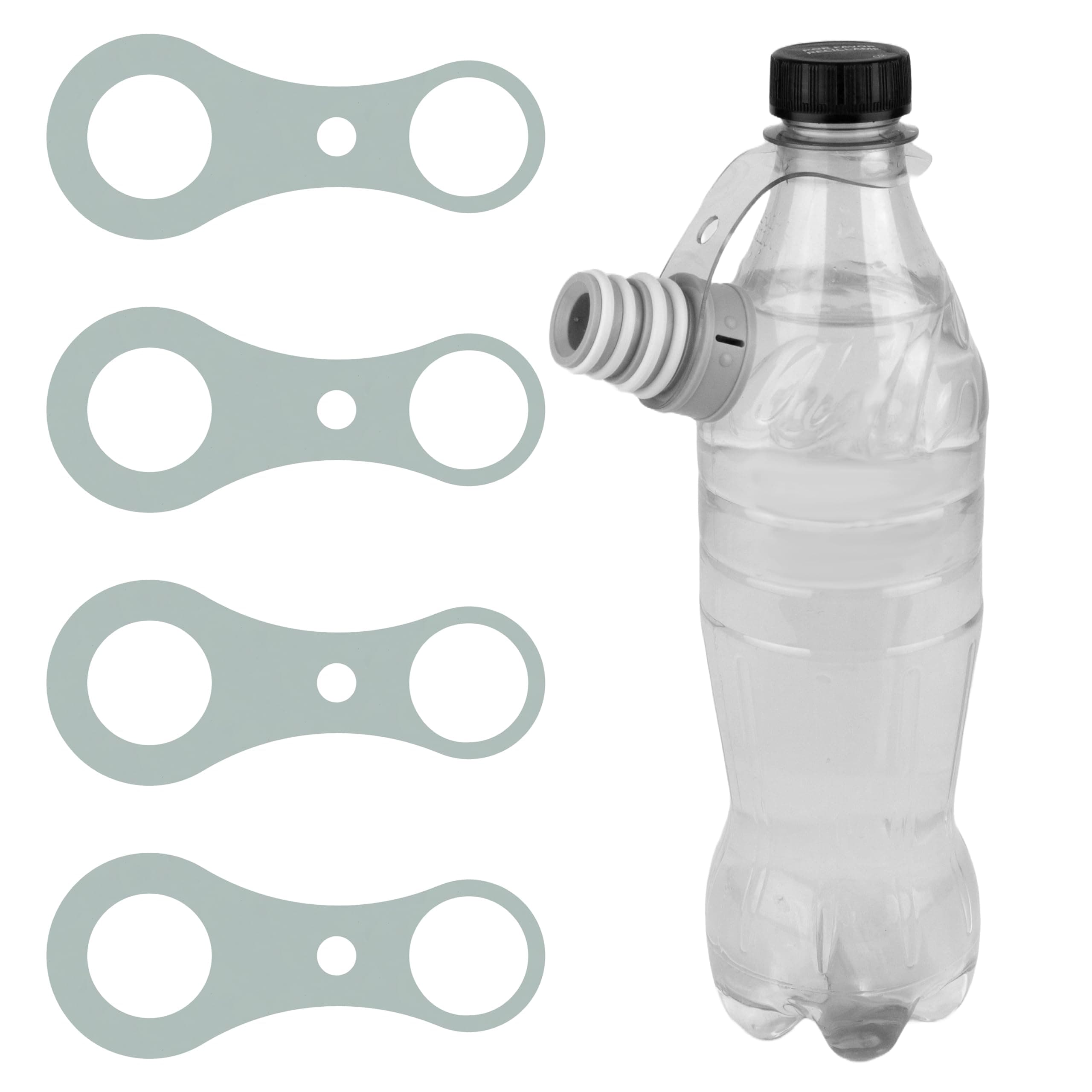 CuloCleanハンガー4個。CuloCleanポータブルビデをボトルから吊るすフック。CuloClean(ハンガー4個)をなくさないでください。