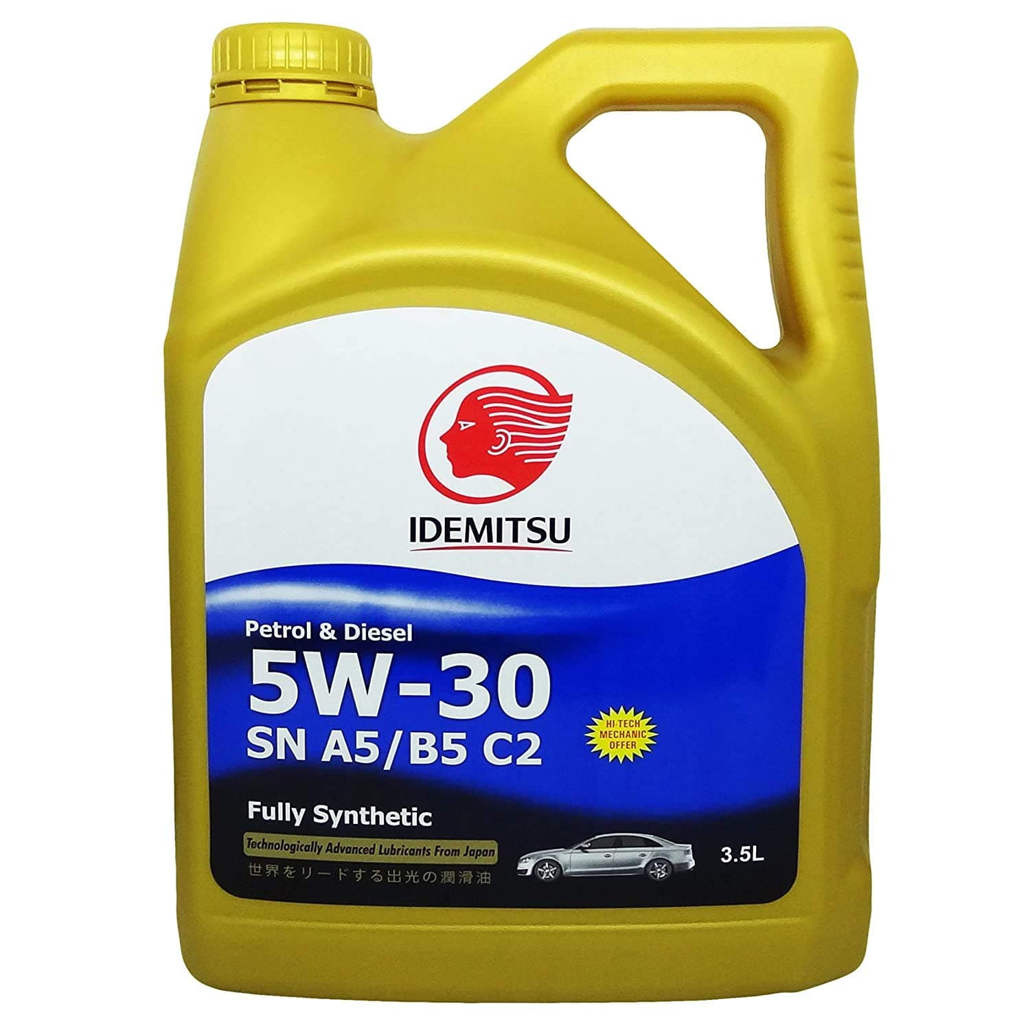Idemitsu SN A5/B5 C2 5W-30 Fully Synthetic Petrol and Diesel Engine Oil (3.5 L)