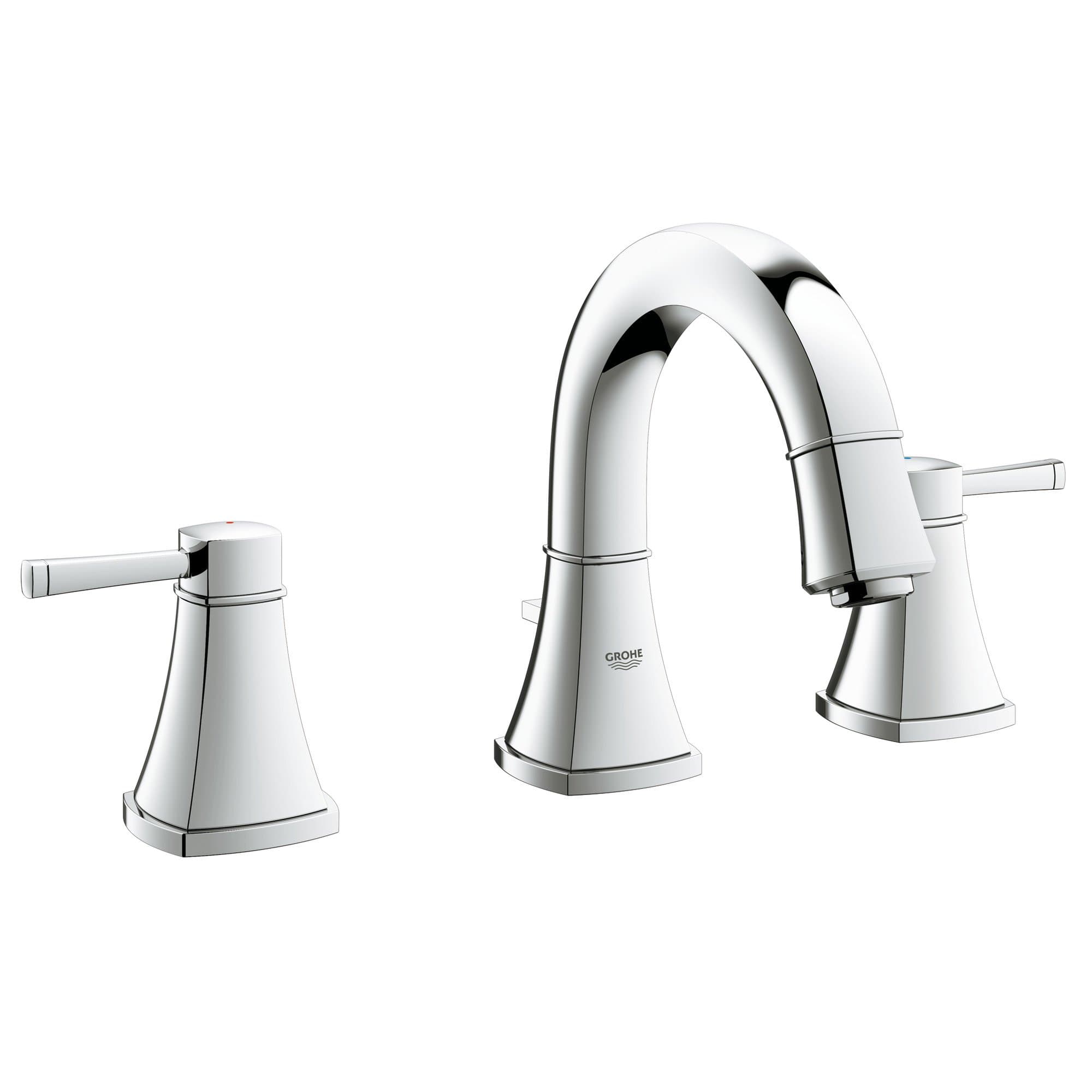 Grandera S-Size 2-Handle 3-Hole Low Spout Bathroom Faucet - 1.2 GPM