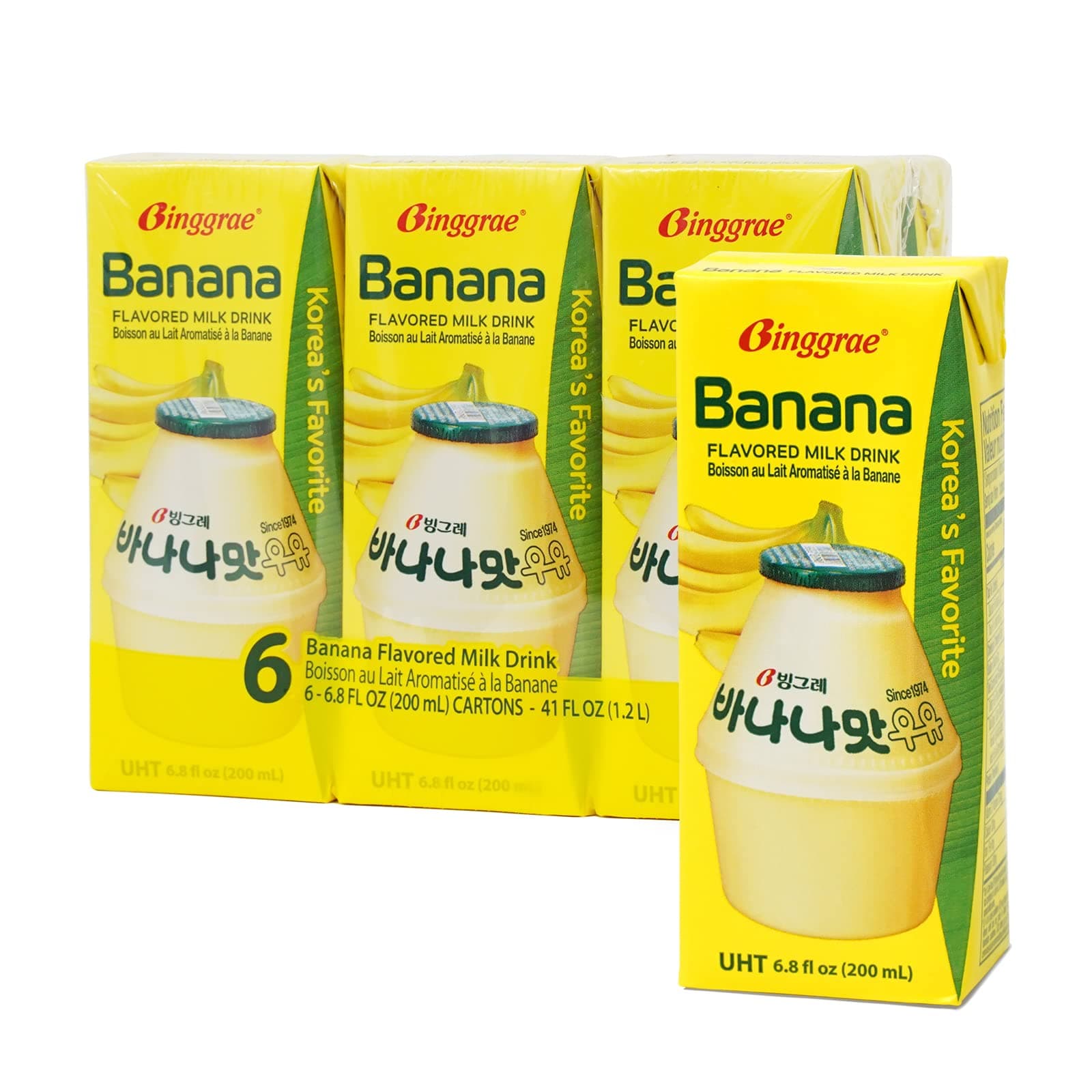 Banana Flavor Milk 6 Pack