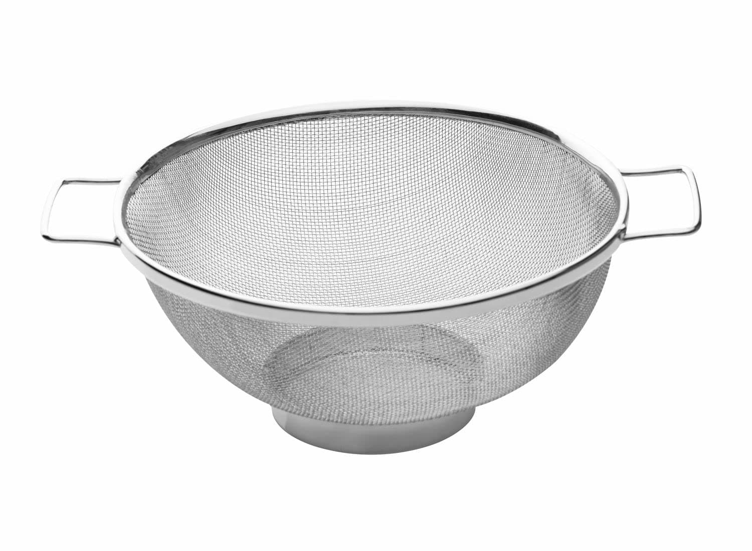 SignoraWare Kitchen Tools Food Grade Colander/Fruit/Vegetable/Rice/Pasta Multipurpose Straining Basket with Heavy Gauge(3 mm) Wire Handle and Stainless Steel Single MESH No. 10 (Dia 26 cm)