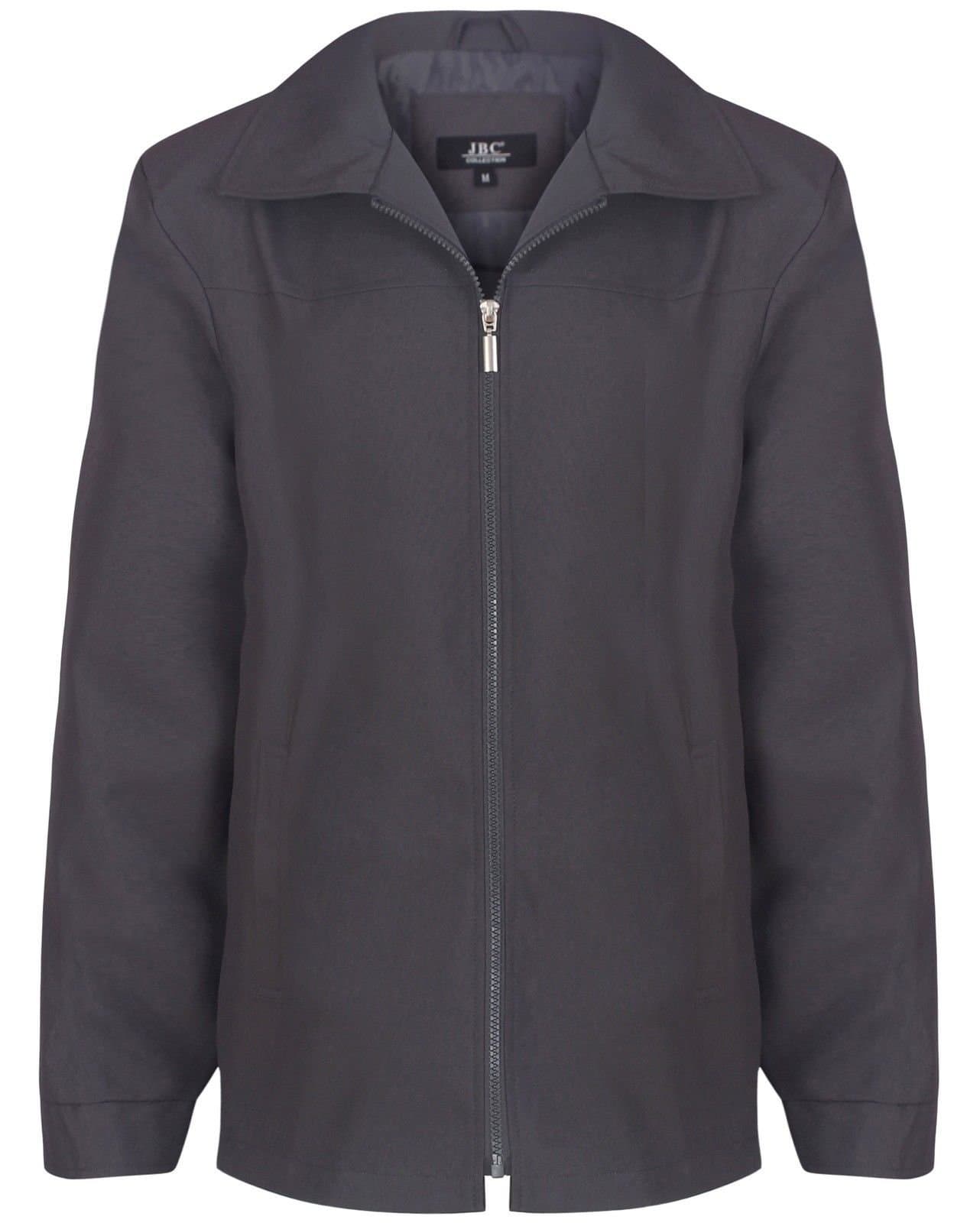 JBC Collection Mens Summer Golf Light Weight Jacket Sizes S- 5XL Cool Top with Flap Collars Comfortable Coat for All Occasions Beige Navy Grey Black Olive