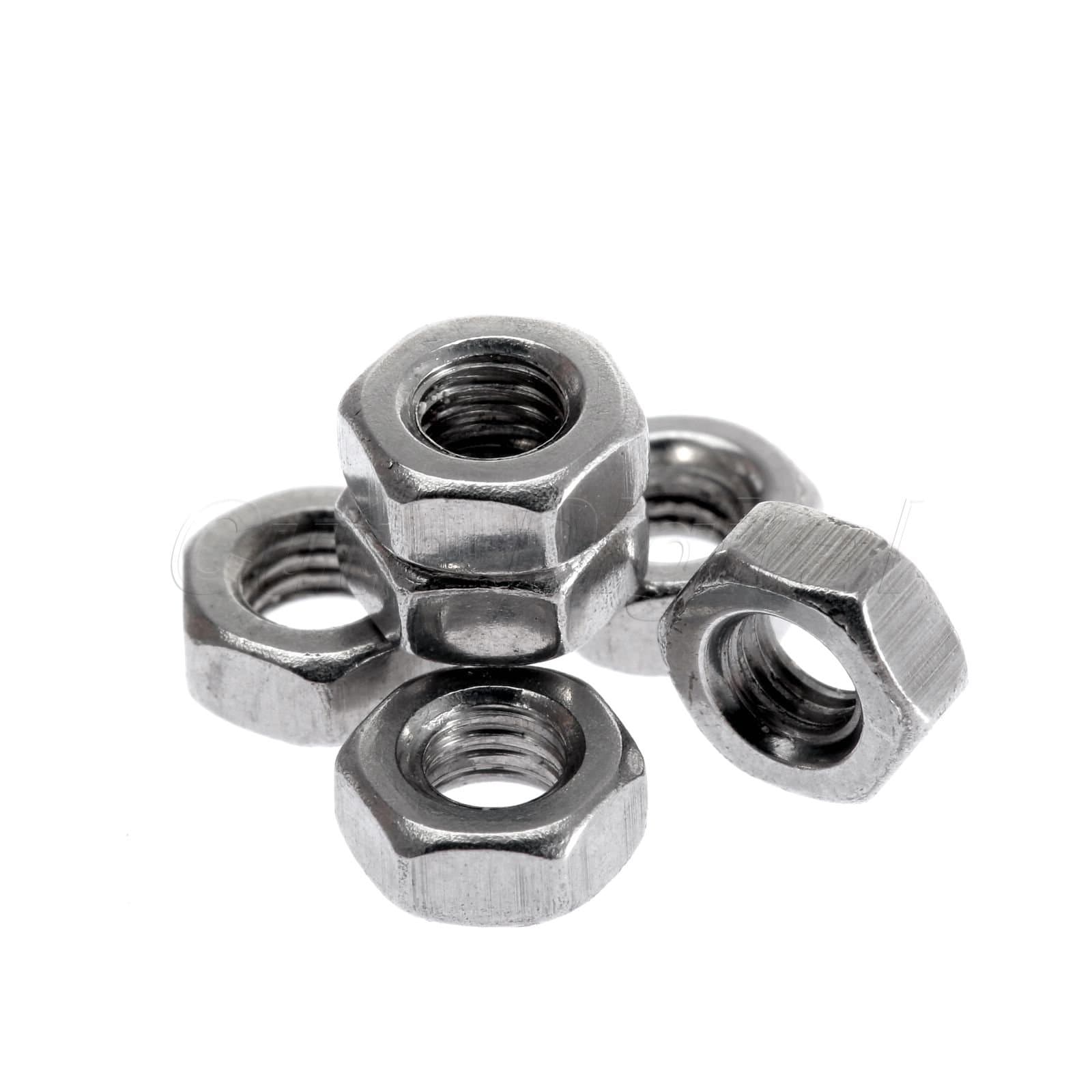 INVENTO 40 pcs M3 Nuts- Zinc Plated for DIY Projects