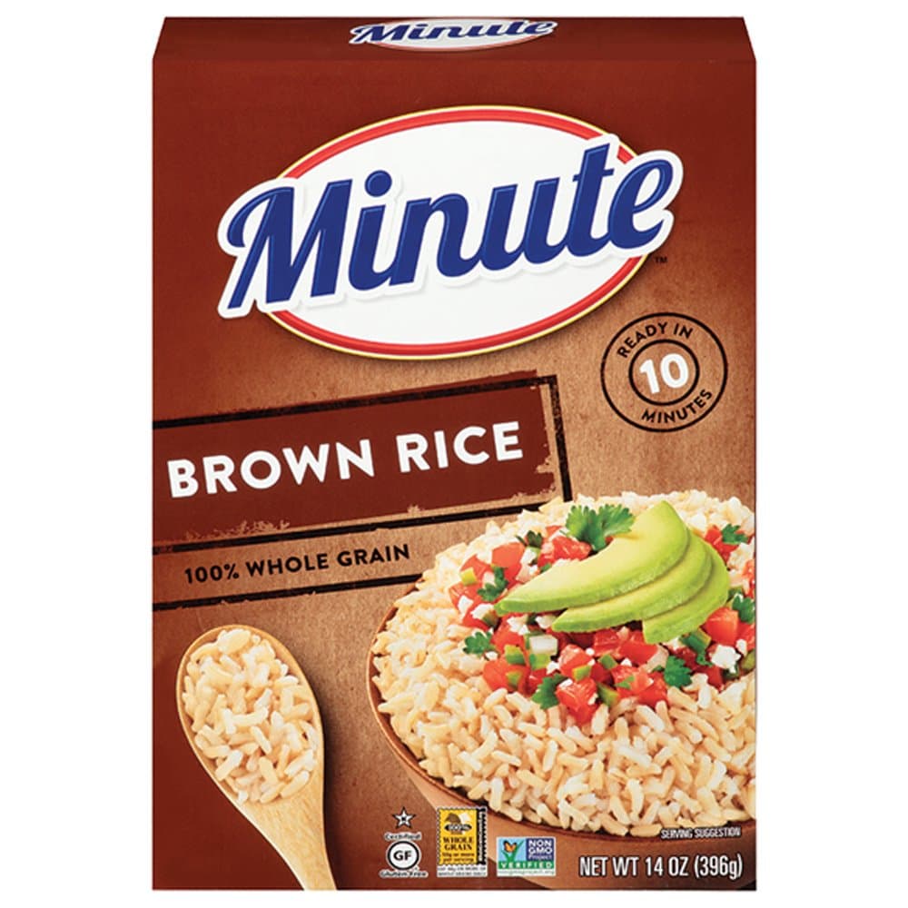 Instant Rice, Brown, 14 oz (Pack of 12)