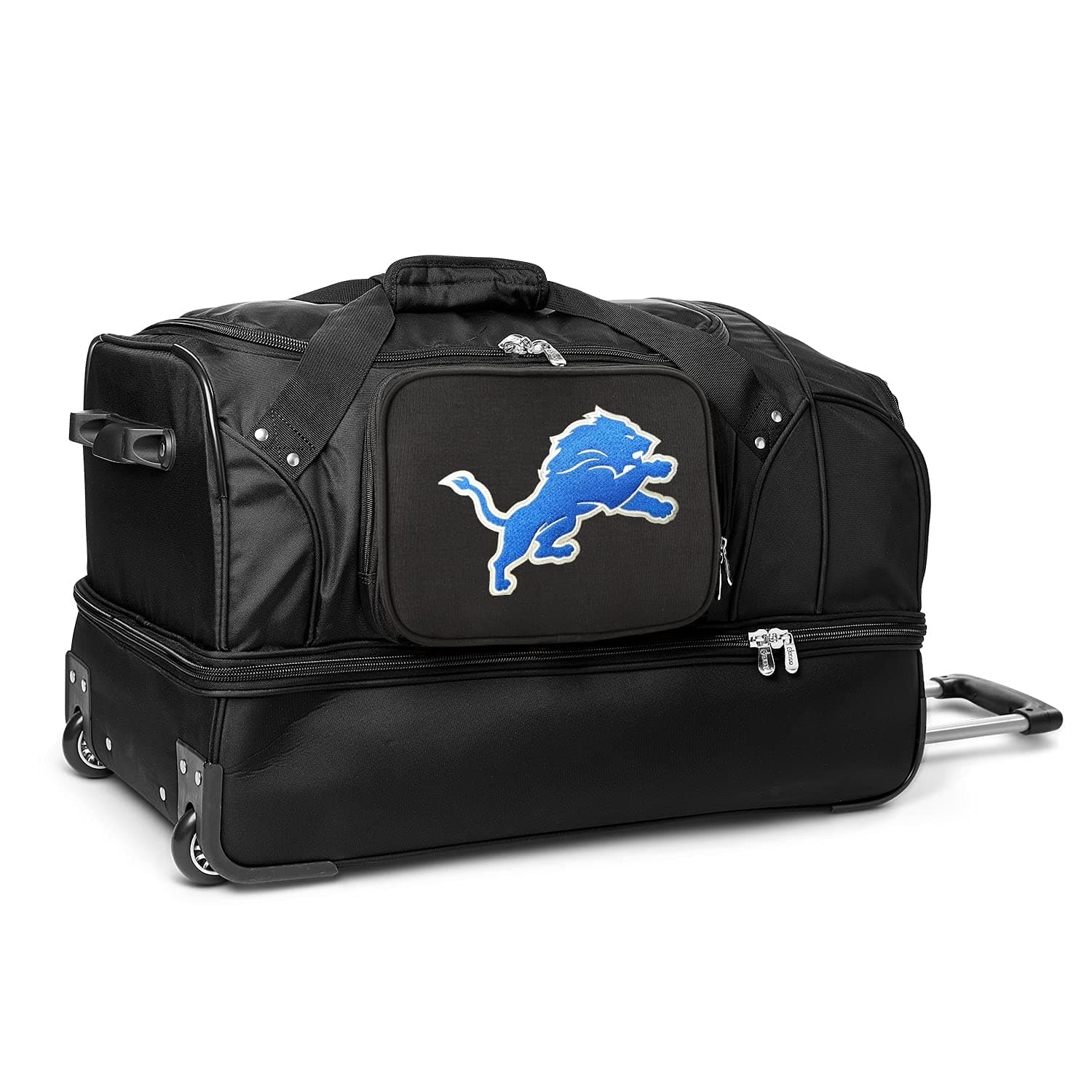 NFL Detroit Lions Rolling Drop-Bottom Duffel Bag