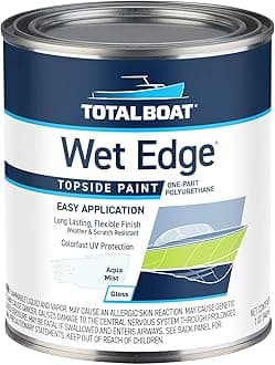 Wet Edge Topside Paint (Aqua Mist, Quart)