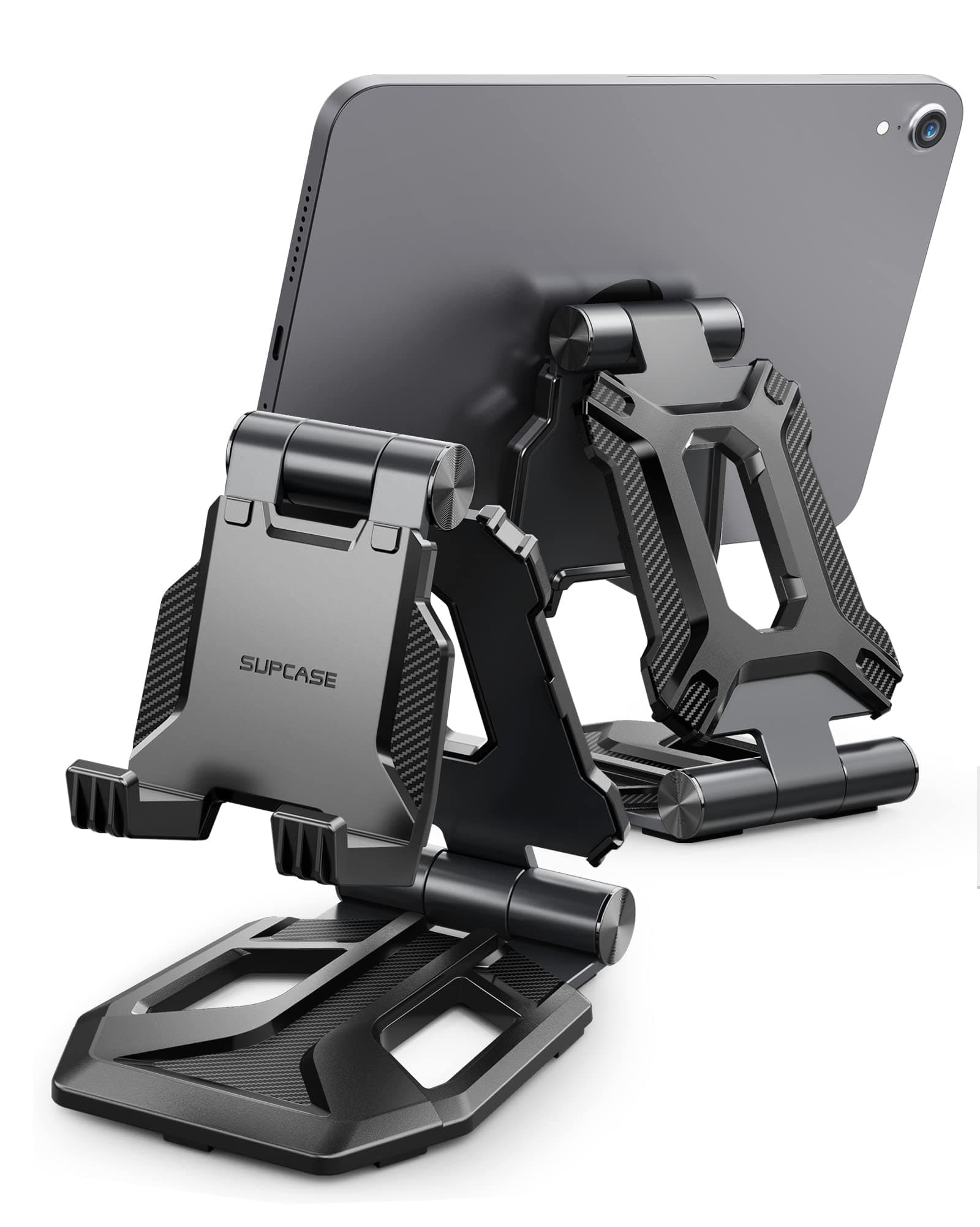 SUPCASE Adjustable Foldable Tablet Stand, Portable Desktop Holder - Compatible with iPad Pro, Air, iPhone, Samsung Galaxy, Surface, Kindle Fire