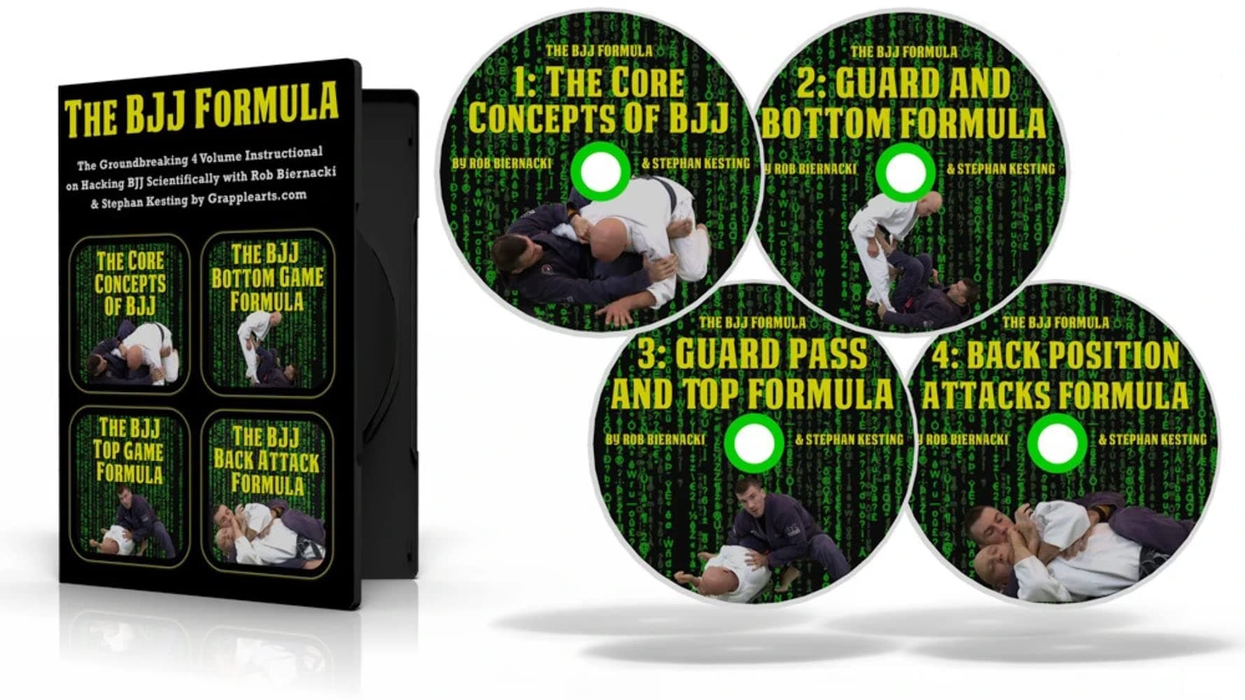 The BJJ Formula 4 DVD Set with Rob Biernacki and Stephan Kesting