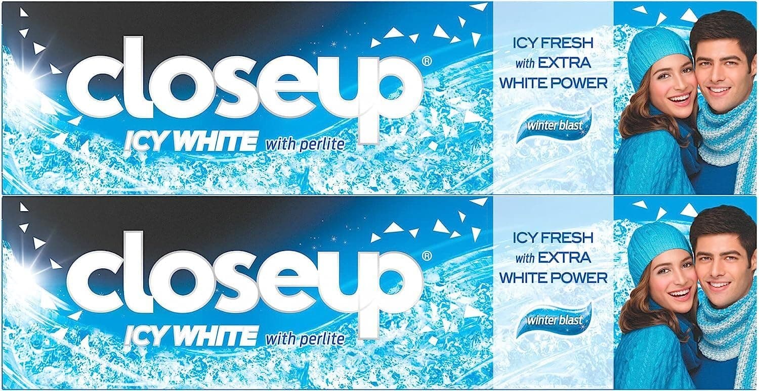 Icy White Toothpaste Winterblast, 75ml (Pack of 2)