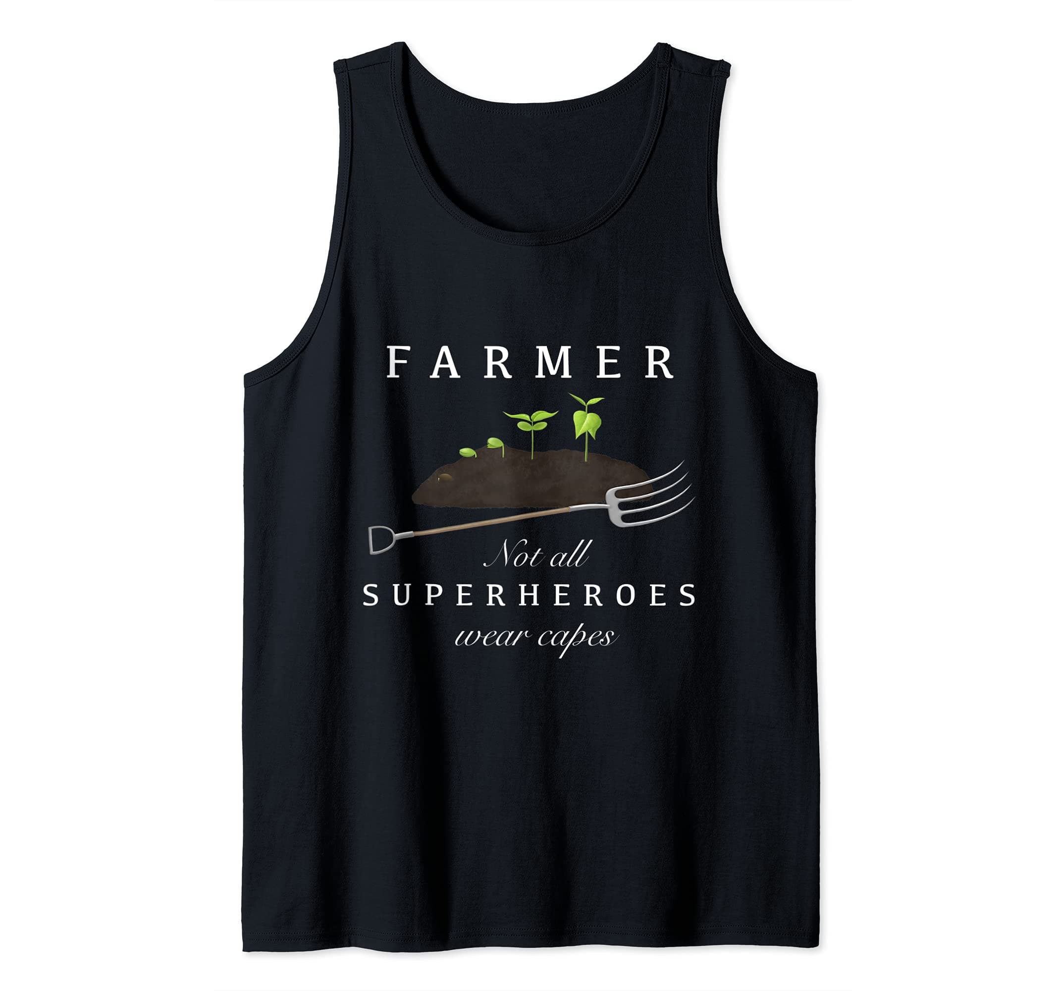 Farmer superhero (D010-0256A) Tank Top