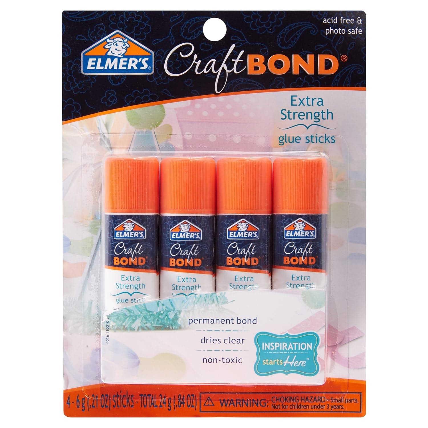CraftBond Extra Strength Glue Sticks, 6 Grams, 4 Count