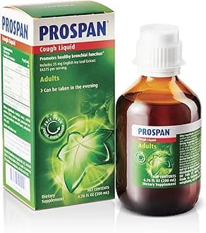 Prospan/Abrilar Cough Syrup + Mucus with Proprietary English Ivy Leaf Extract EA575 for Adults - Soothes Cough, Mucus Relief, No Added Sugar, Non-Drowsy, Alcohol-Free, Drug-Free - 200mL