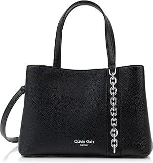 Calvin Klein Womens Adeline Triple Compartment Satchel