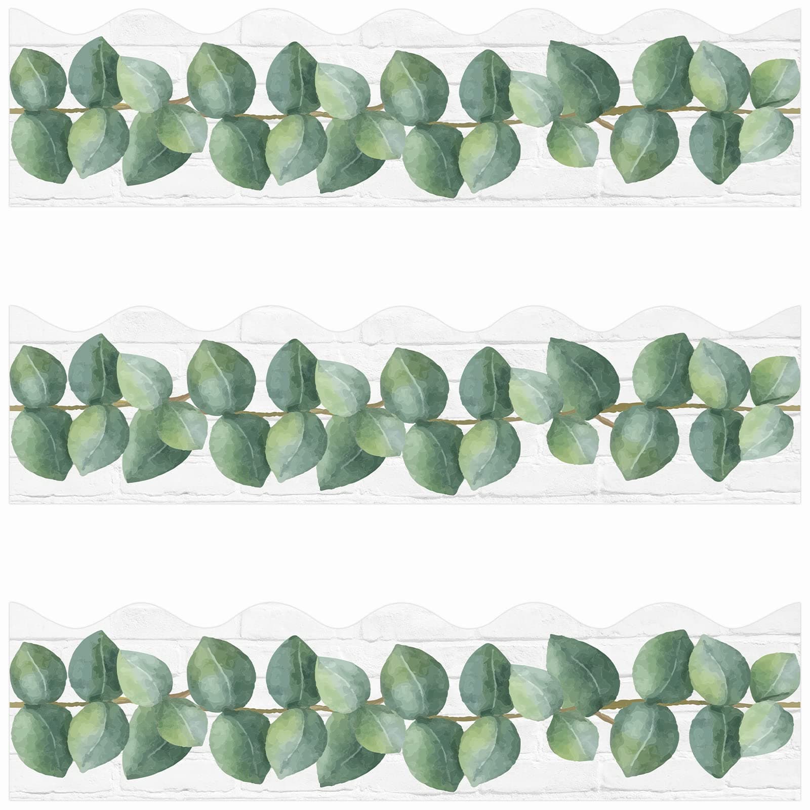 Eucalyptus Border for Bulletin Board Classroom Decorations 60 Feet