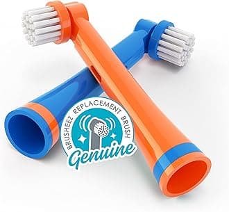 Brusheez Electronic Toothbrush Replacement Brush Heads (Buddy the Bear)-2 Pack