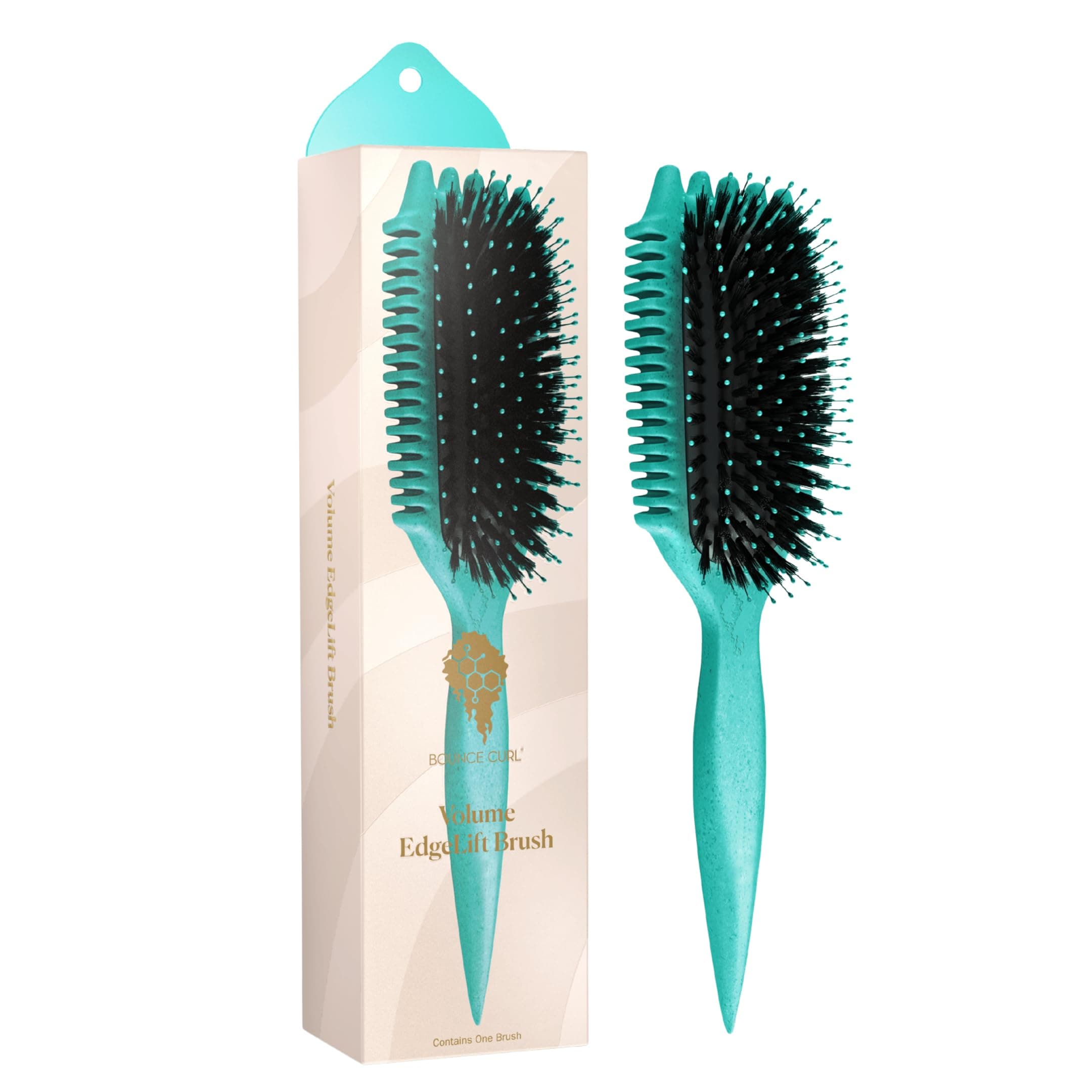 Bounce Curl Volume EdgeLift 5-in-1 Tool for Brushes, Volume Waves, Curls, Coils - Teal