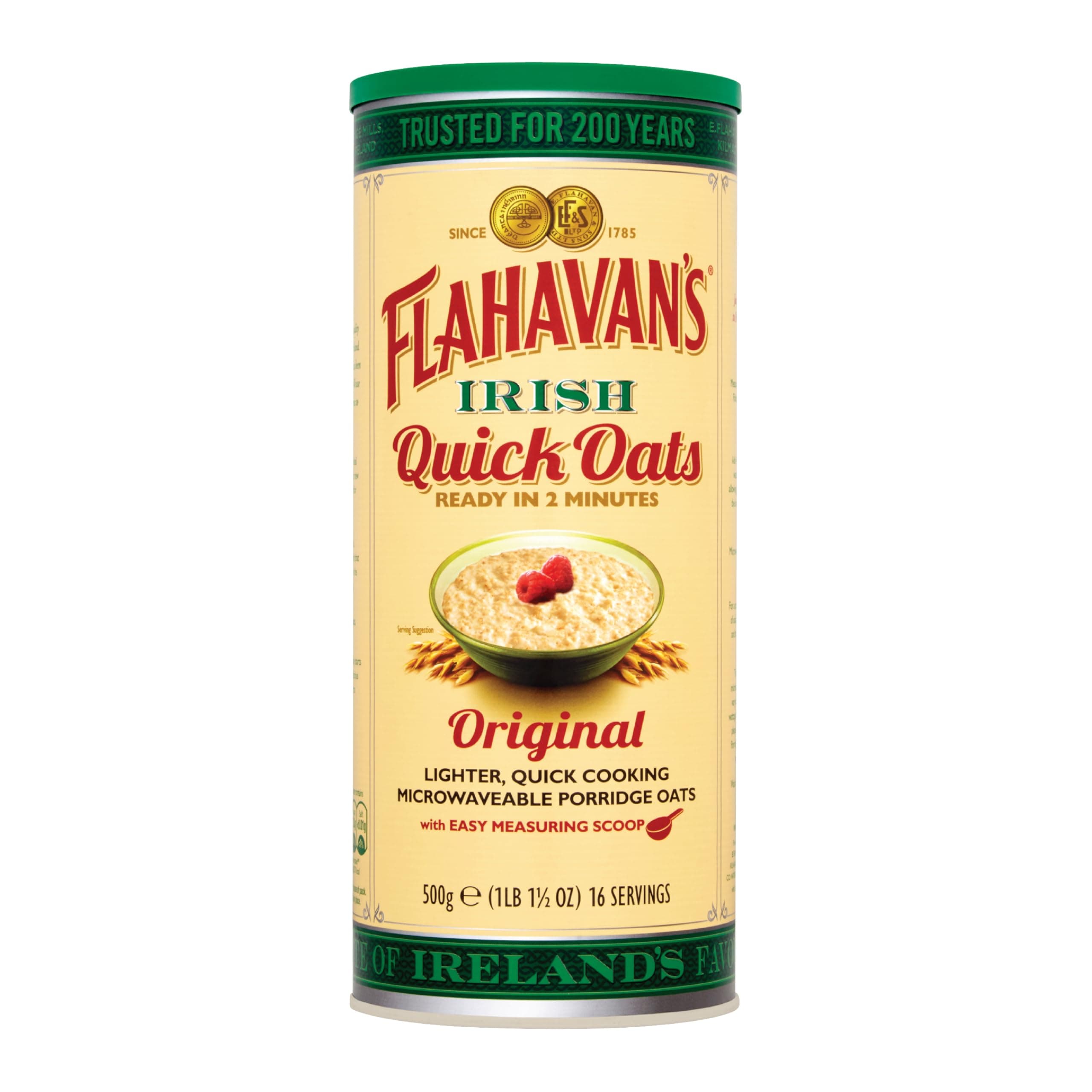 Flahavan's Original Irish Quick Oats Drum (500g)