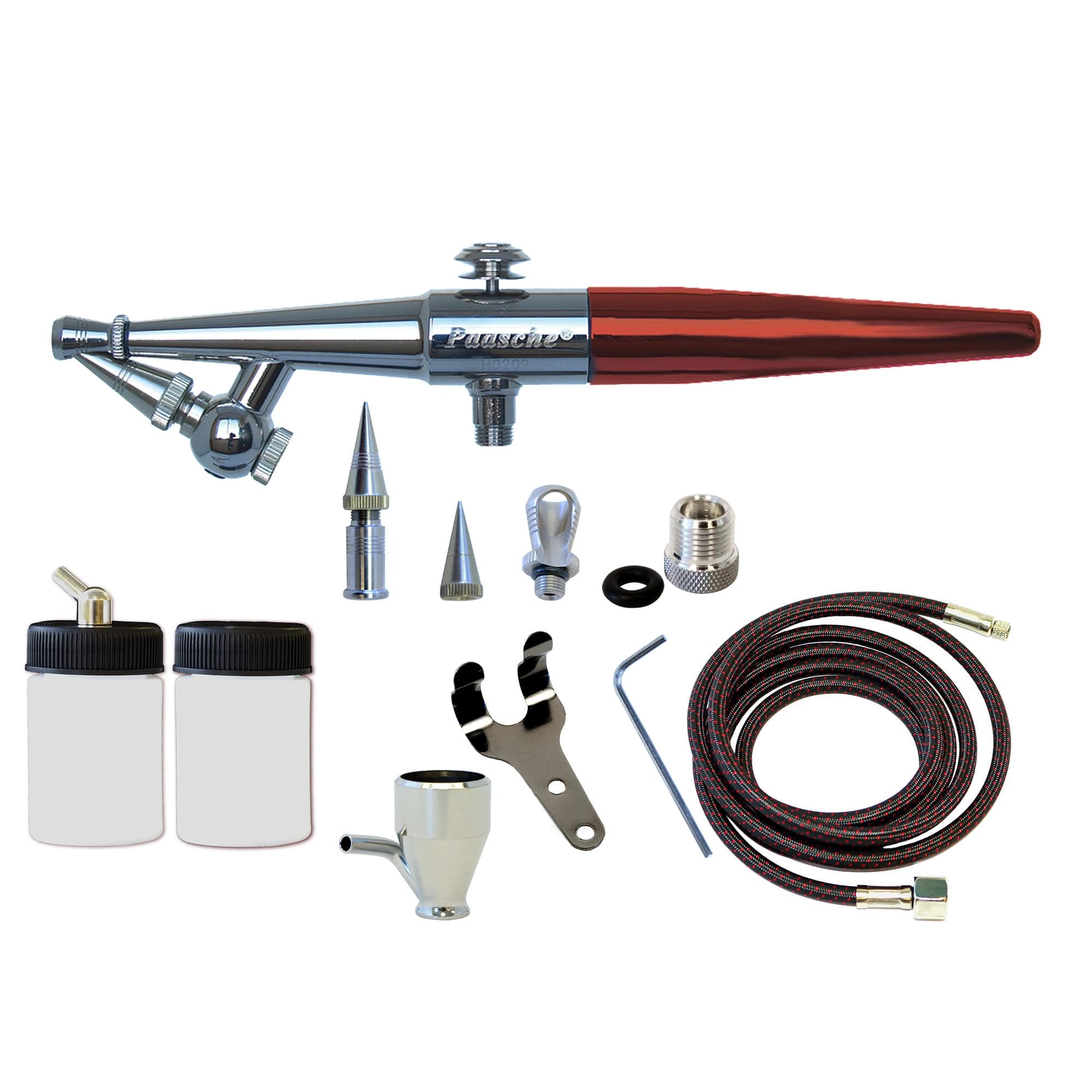 Paasche Airbrush Kit with Anodized Aluminum Handle