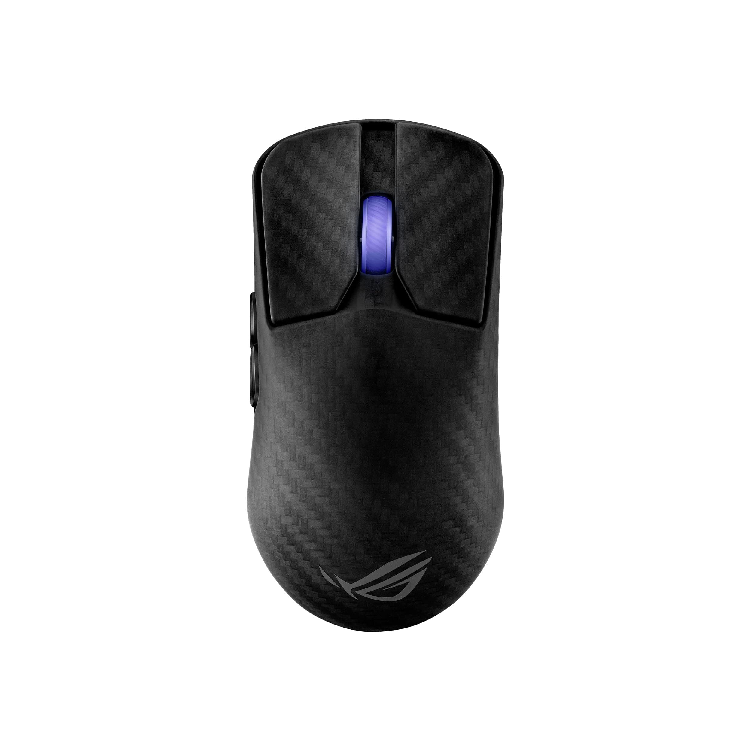 ROG Harpe Ace Extreme Wireless Gaming Mouse, Carbon Fiber Build, 47g Lightweight, AimPoint Pro 42K Optical Sensor, Optical Micro Switches, ROG Polling Rate Booster, Esports & FPS Gaming, Black