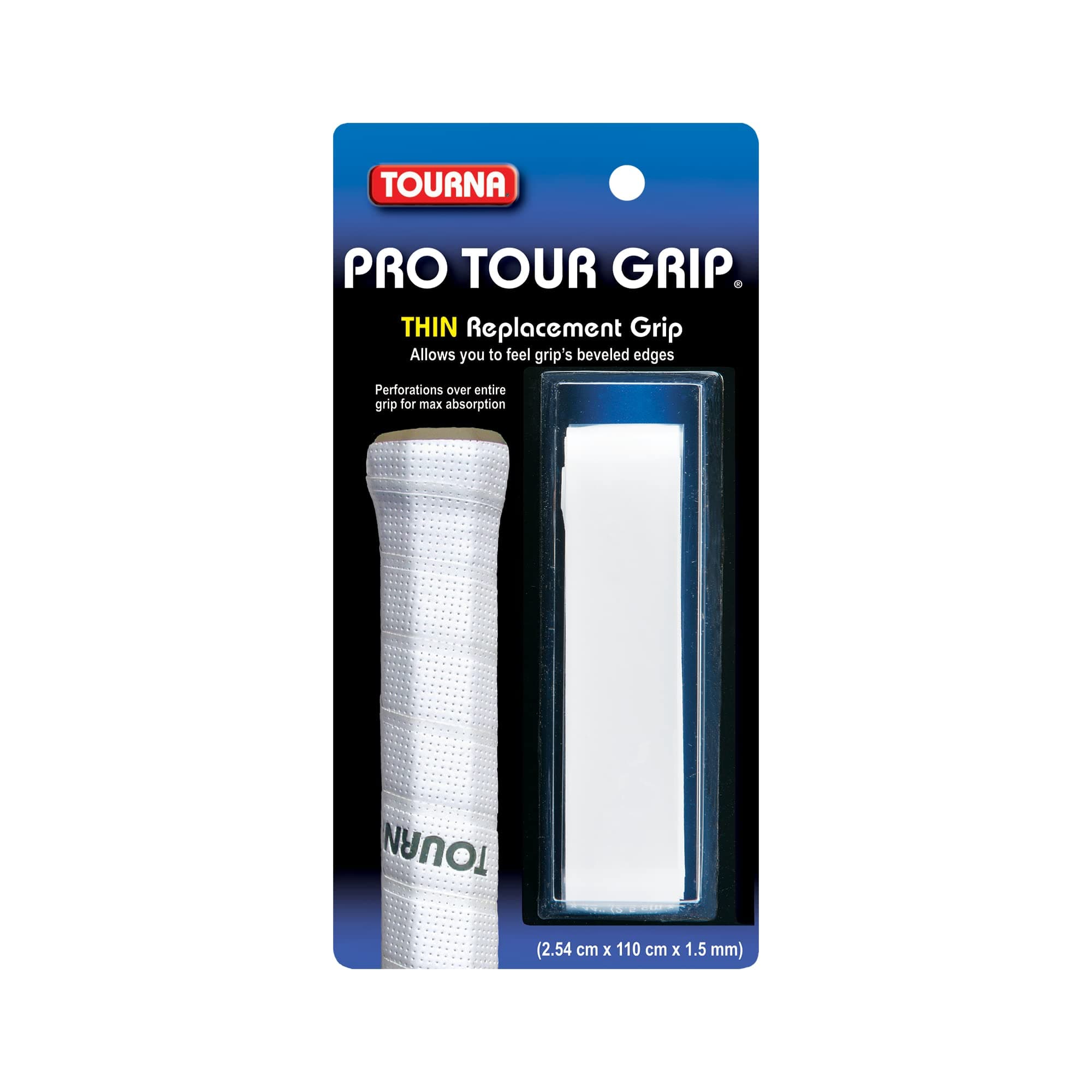 Tourna PRO Tour Grip Thin Replacement Tennis Grip 1.5mm