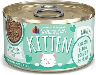 Kitten, Chicken & Tuna Formula in Gravy, 3oz Can (Pack of 12)